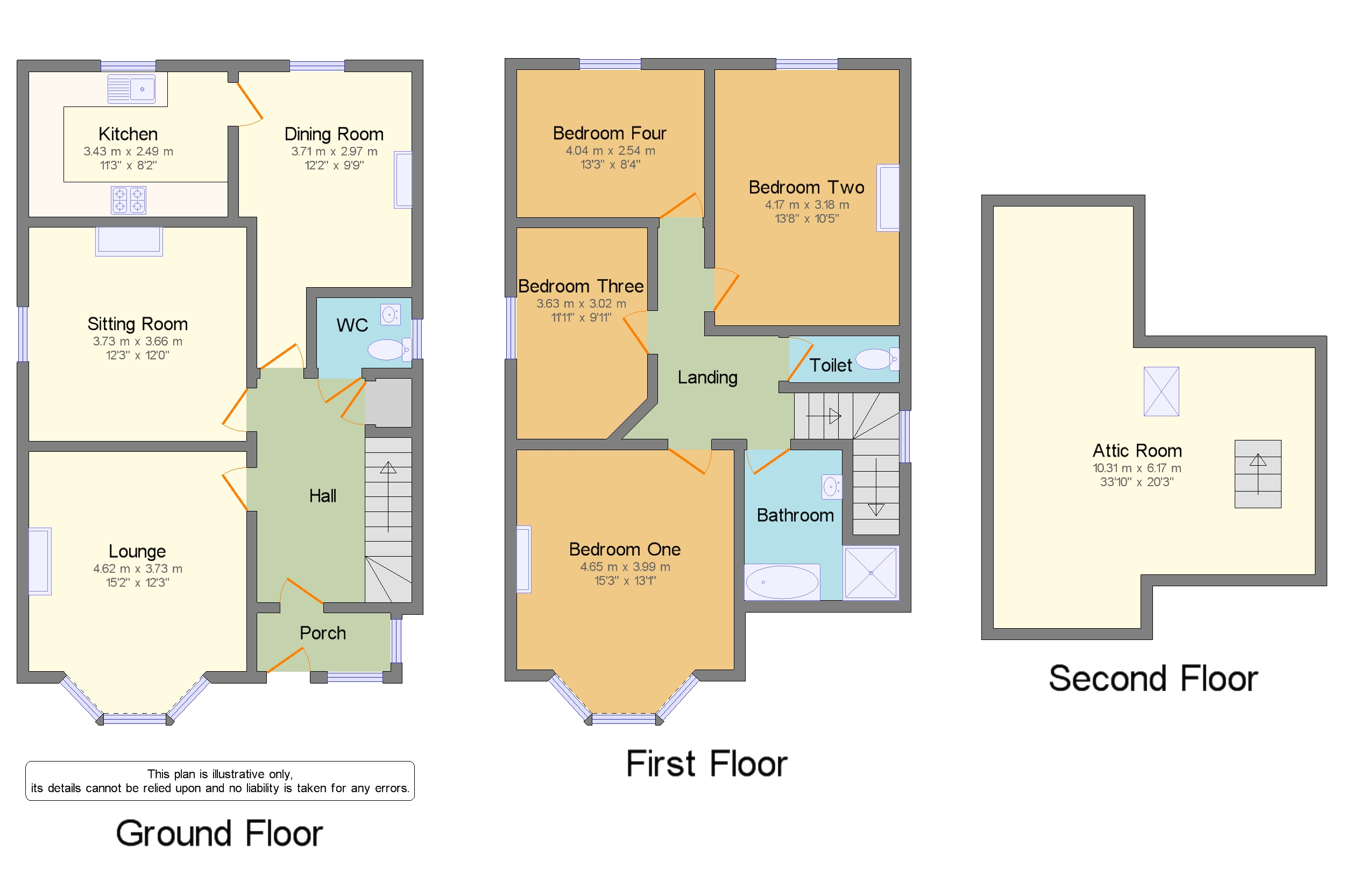 Llewelyn Road, Colwyn Bay, Conwy, North Wales LL29, 4 bedroom detached