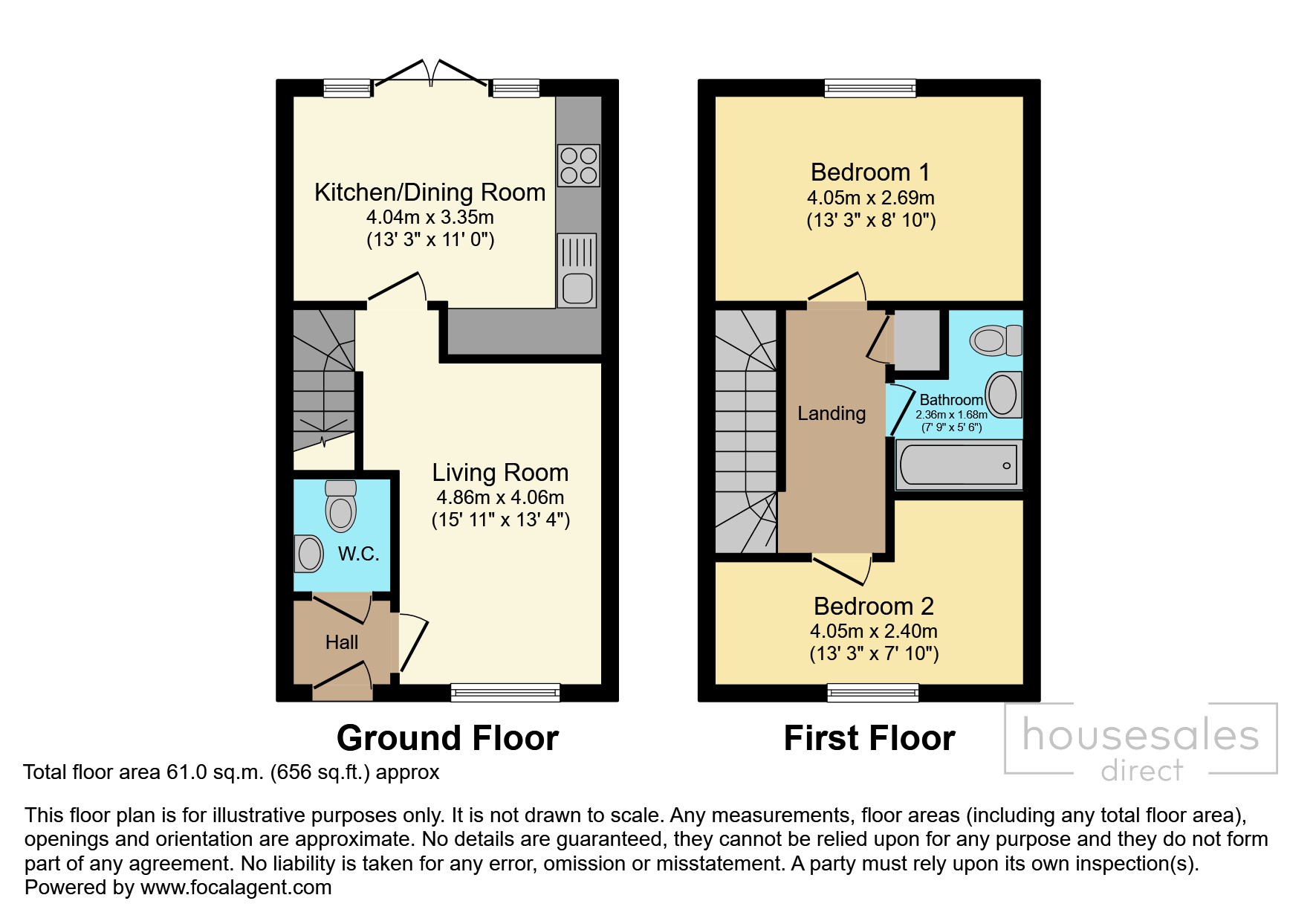 73, Osprey Drive, Burton-on-Trent floorplan