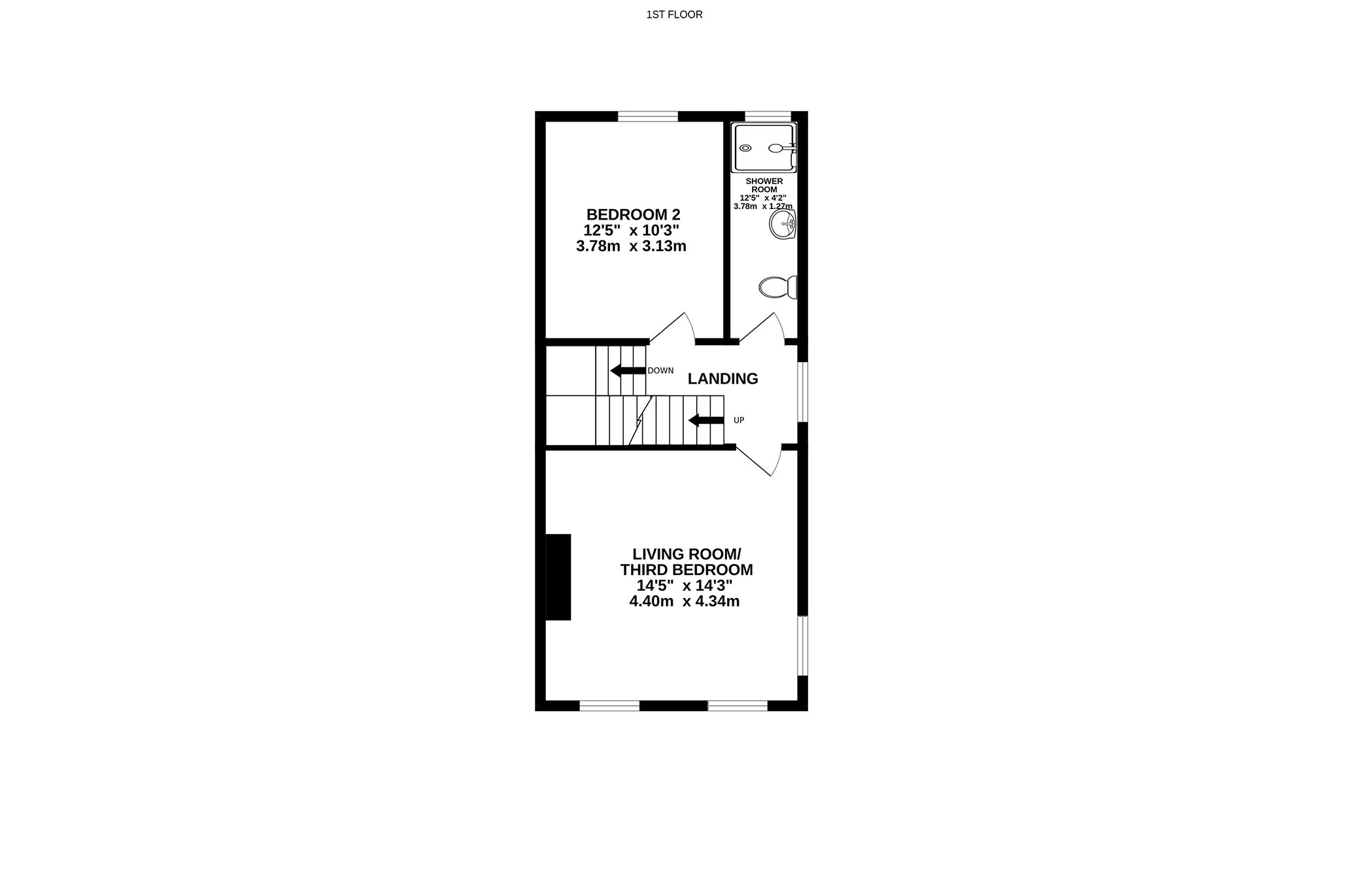 Croft View, 61 Arbory Street, Castletown floorplan