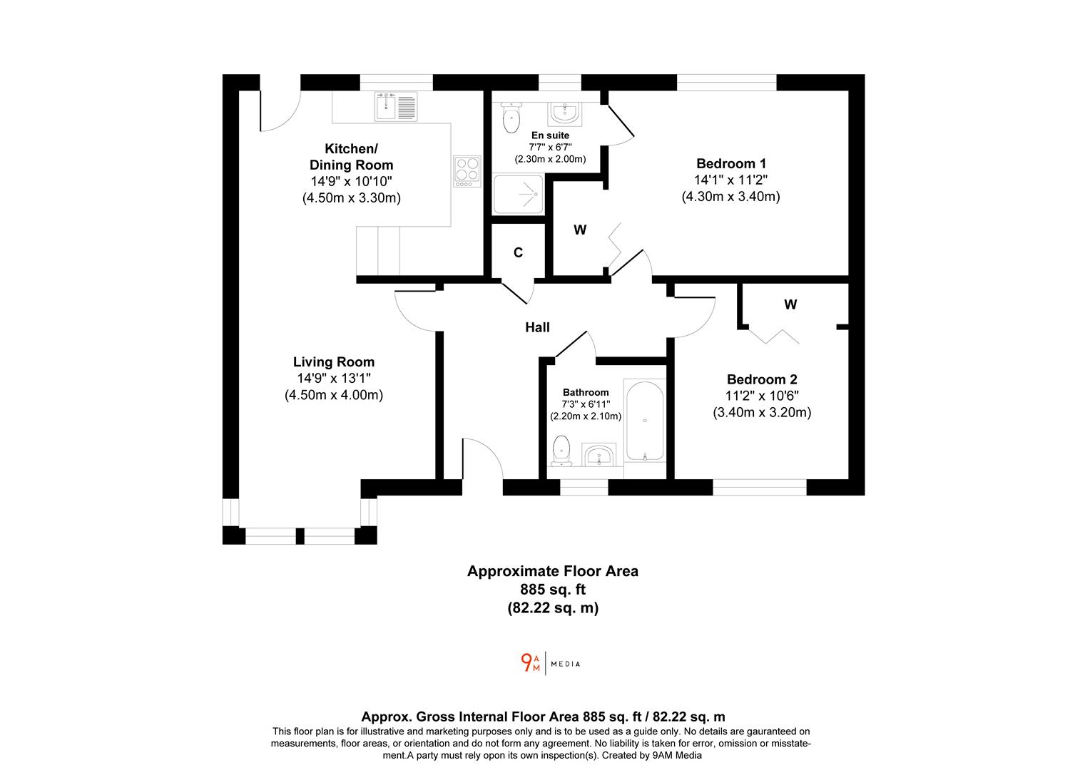 39, Sir Alan Smith Gardens, Kinross floorplan