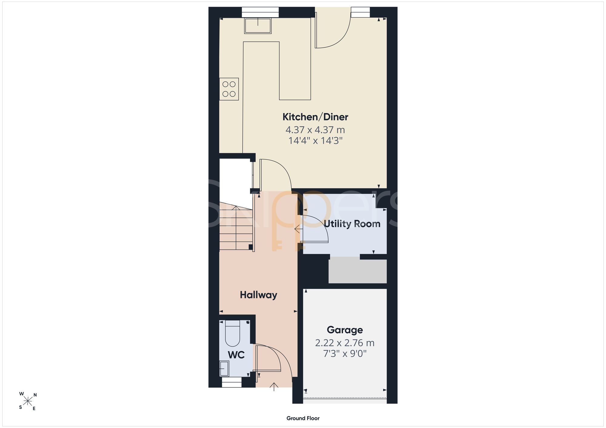 15 Surtees Close, Ashford floorplan