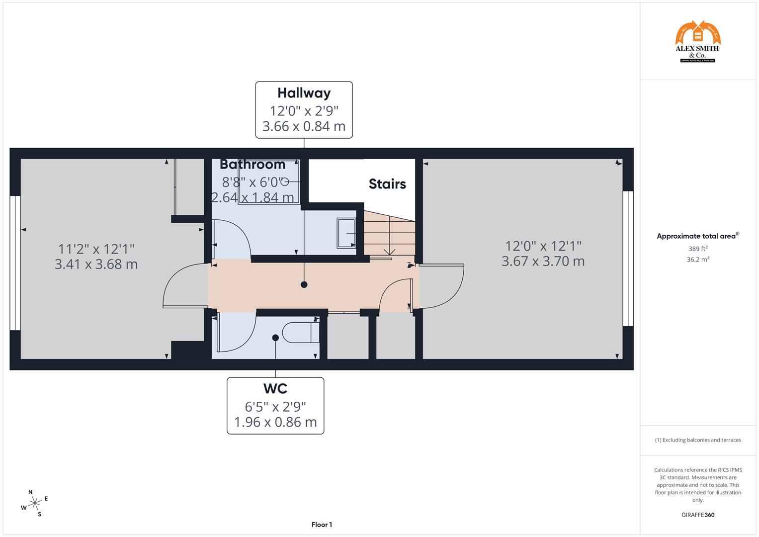 20, Oxford Close, Birmingham floorplan