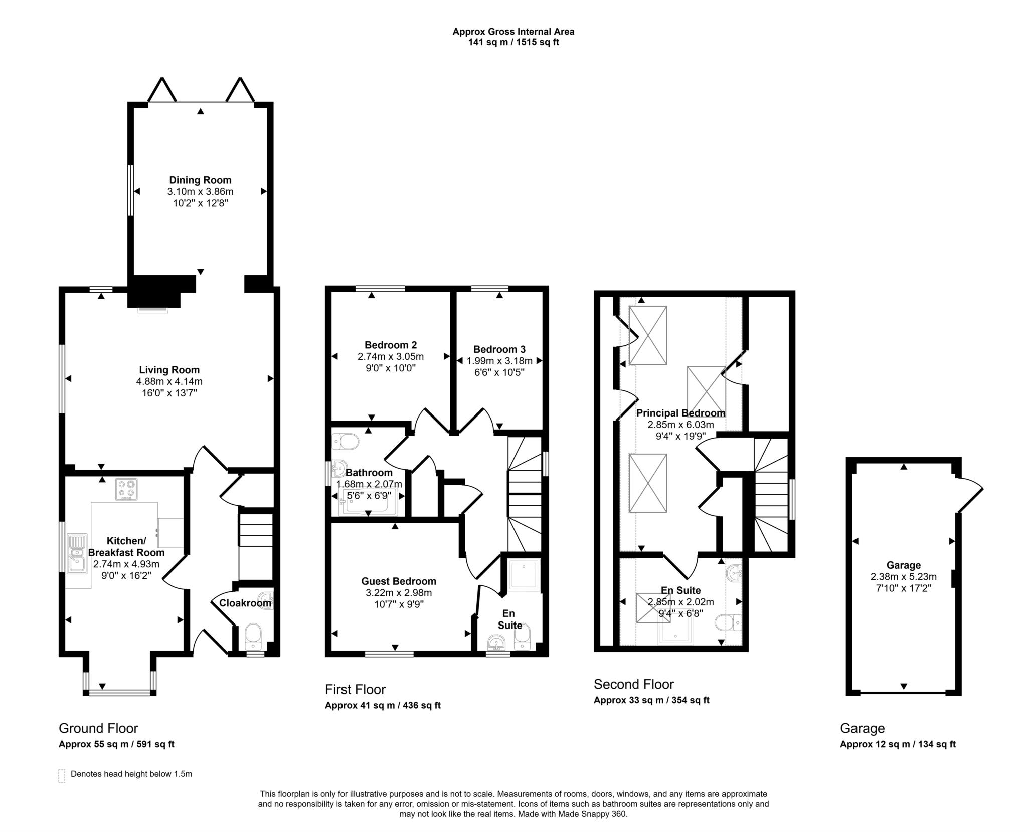 36, Orchard Close, Tewkesbury floorplan