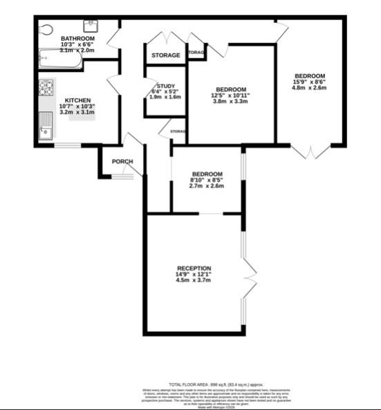 2, Lytton Strachey Path, Thamesmead floorplan