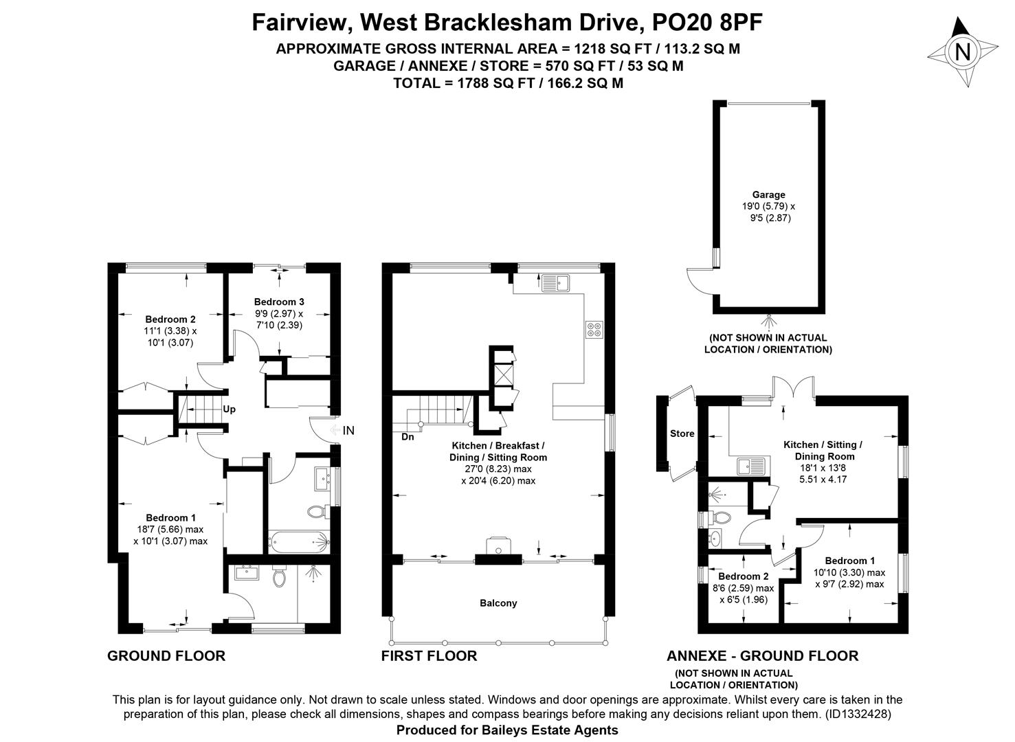 Fairview, West Bracklesham Drive, Nr Chichester floorplan