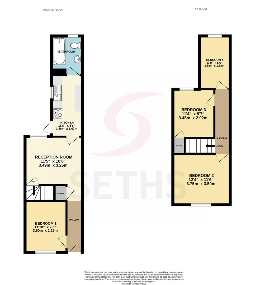 11, Lyme Road, Leicester floorplan