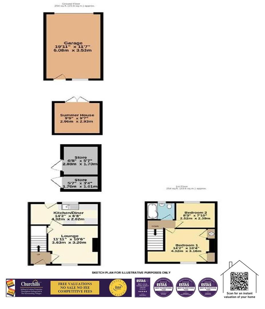43, Long Street, York floorplan