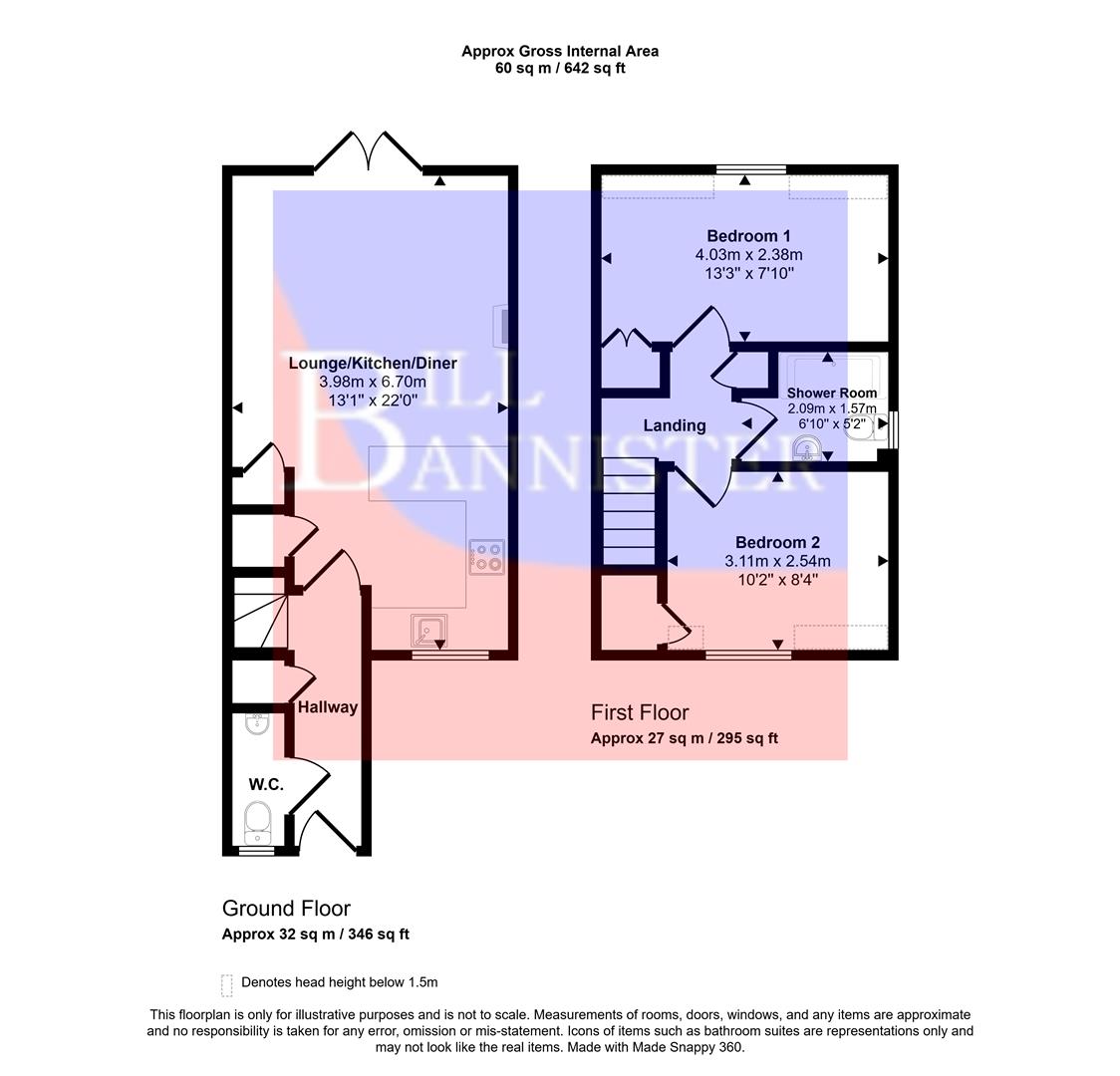 Wheal Montague, Redruth floorplan