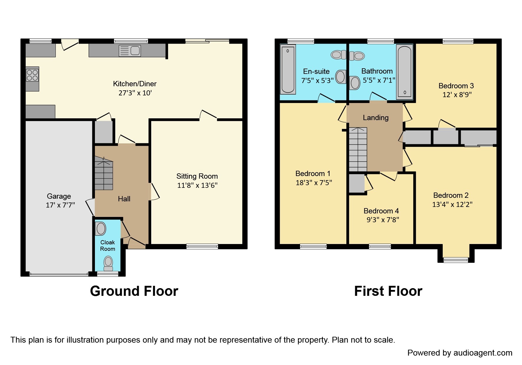 2, J H Taylor Drive, Bideford floorplan