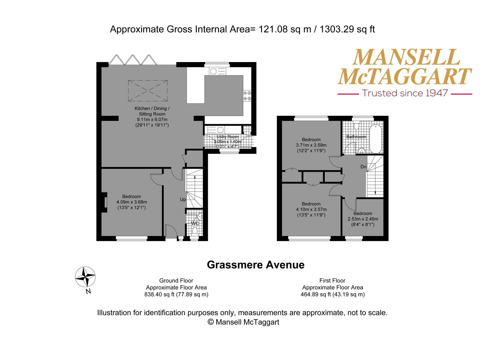 27 Grassmere Avenue, Peacehaven floorplan