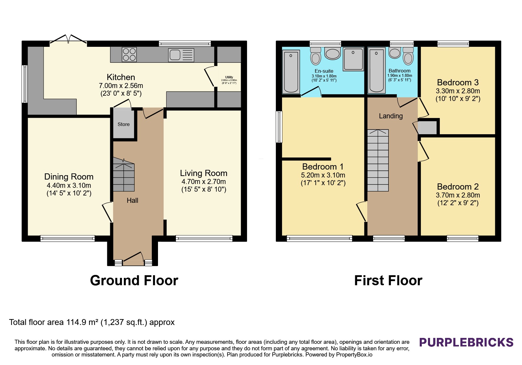 8, Arundell Close, Warrington floorplan