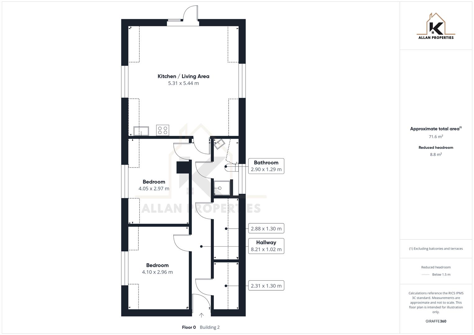 Flat 1 & 2, Flat 1 & 2 Seaview, Berstane Road, Kirkwall floorplan