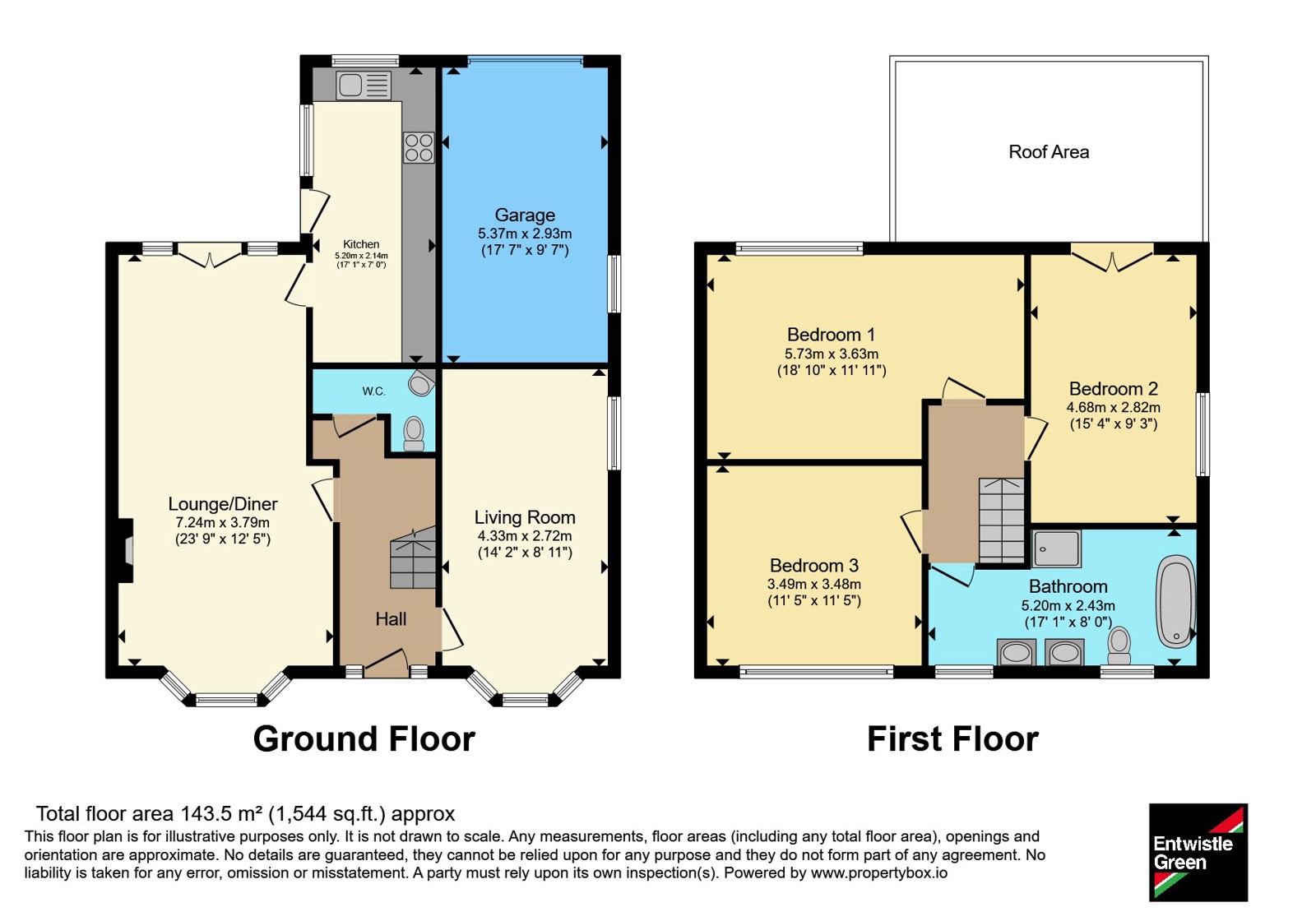 158, Church Road, Lancashire floorplan