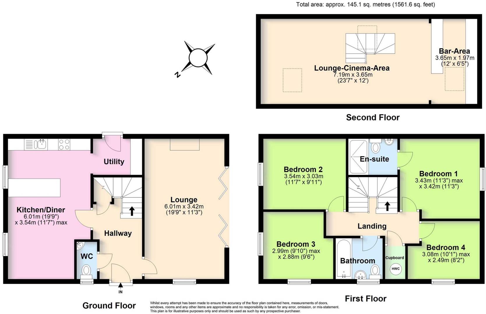 5, Gladiolus Grove, Worthing floorplan