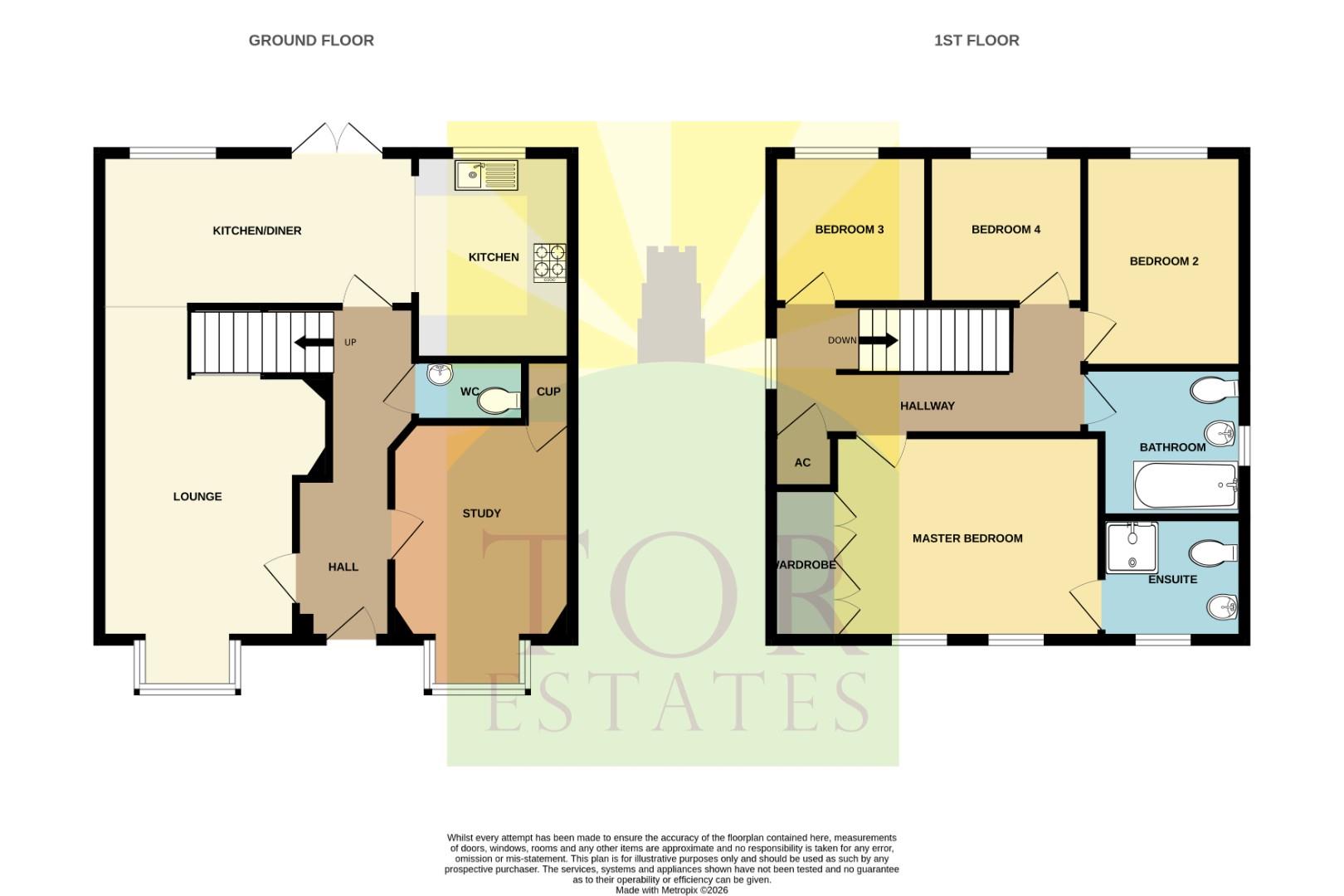 21, Sharpham Road, Glastonbury floorplan