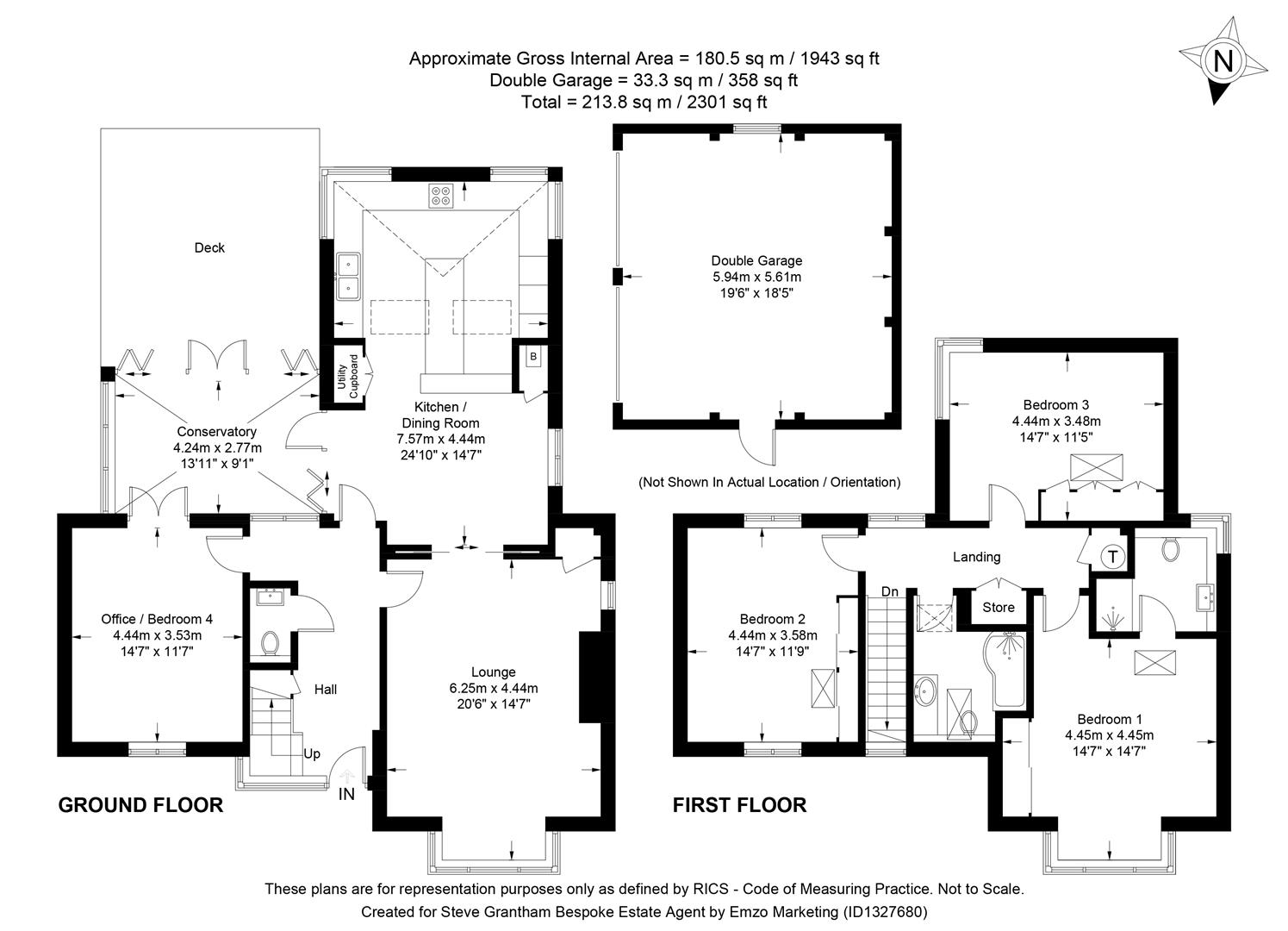 60A, Sinah Lane, Hayling Island floorplan