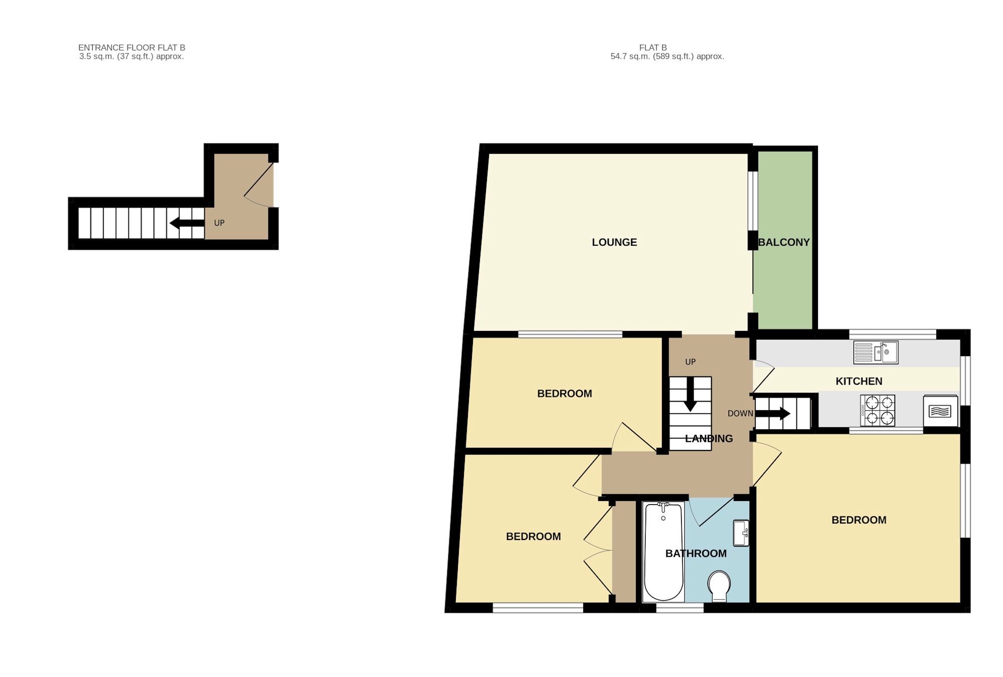 Stoke Gabriel Road, Galmpton, Brixham TQ5, 3 bedroom flat for sale