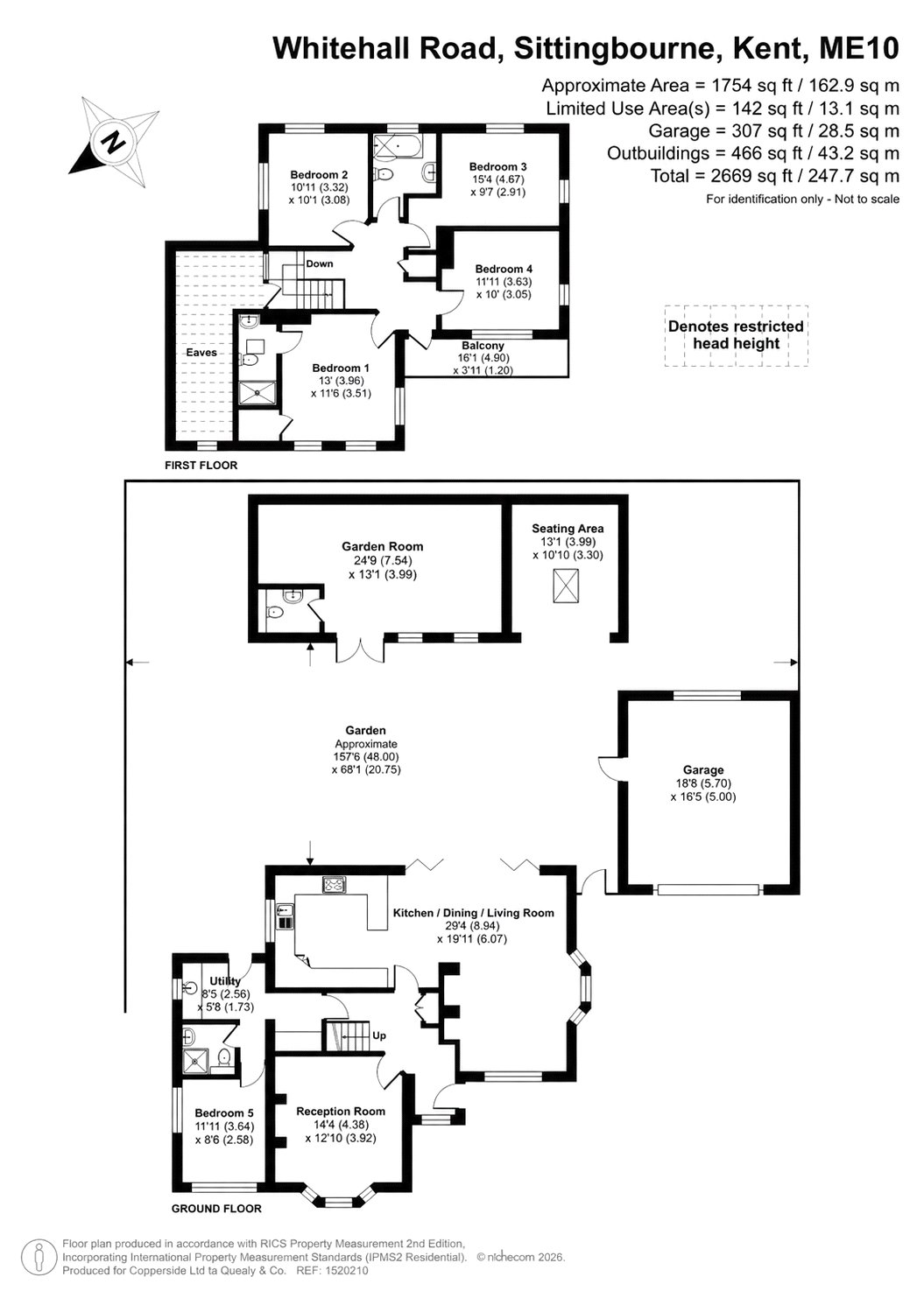 12, Whitehall Road, Kent floorplan
