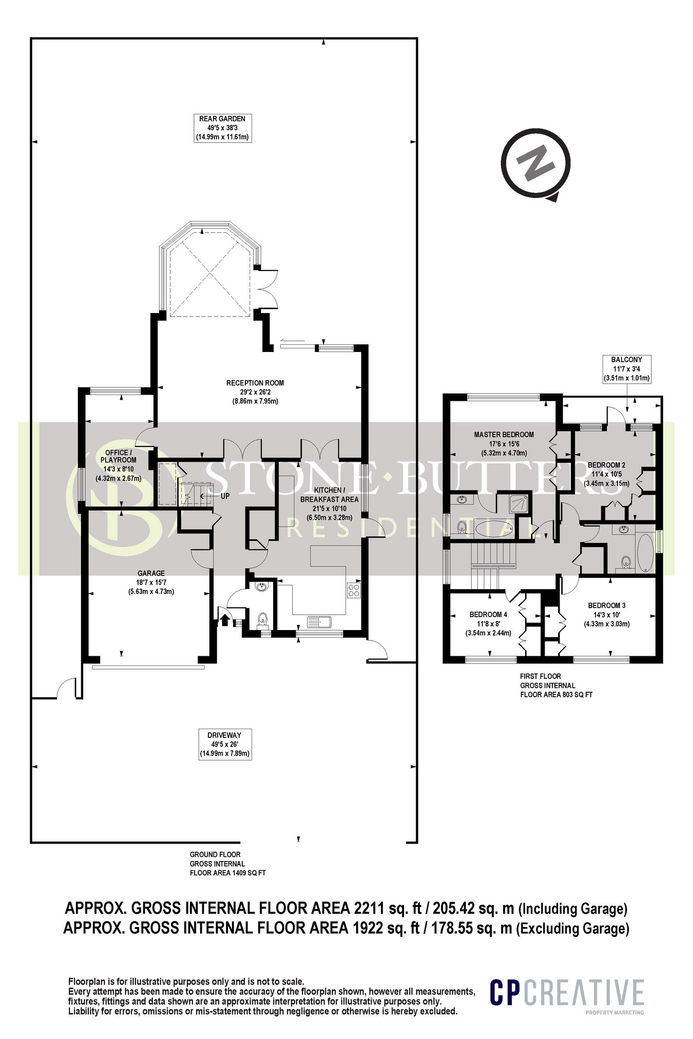 13, Greenacres Drive, Stanmore floorplan