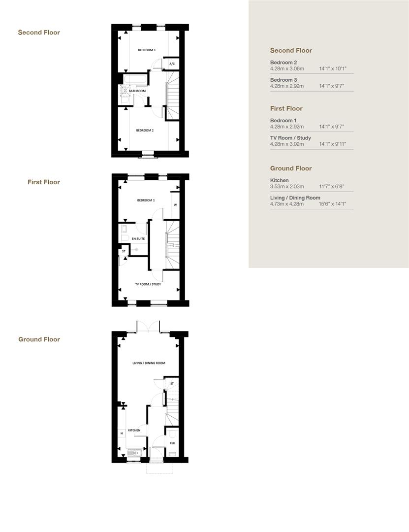 Plot 23, The Iver, Deanfield Square, Slough floorplan