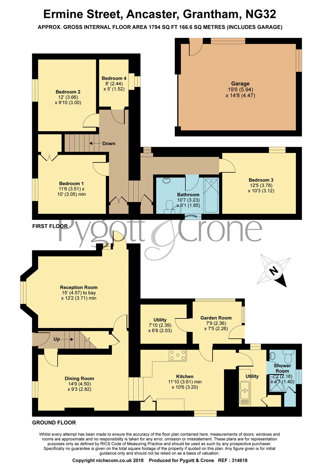 4 Bedrooms Detached house for sale in Ermine Street, Ancaster NG32