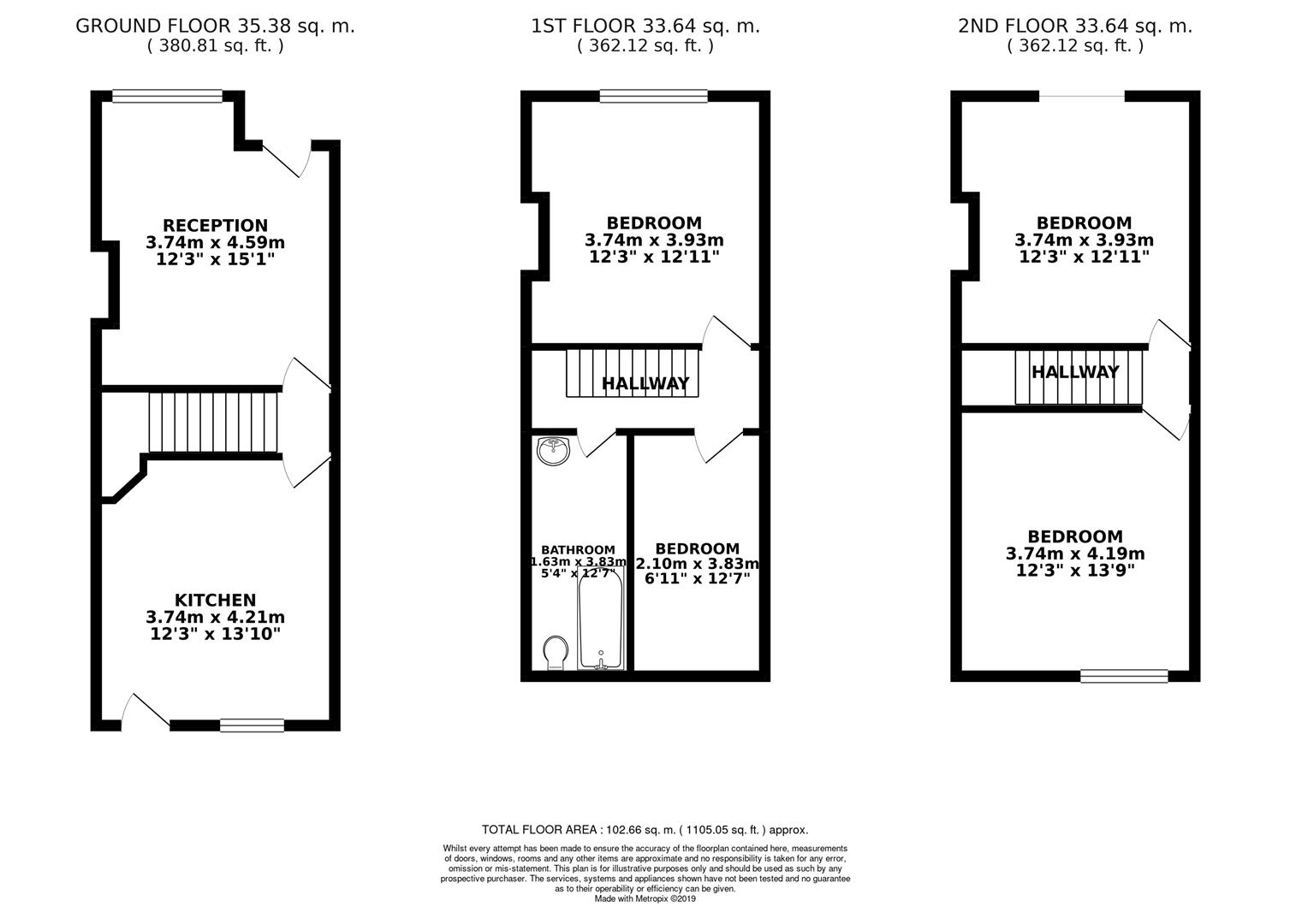 2, Hessle Avenue, Leeds floorplan
