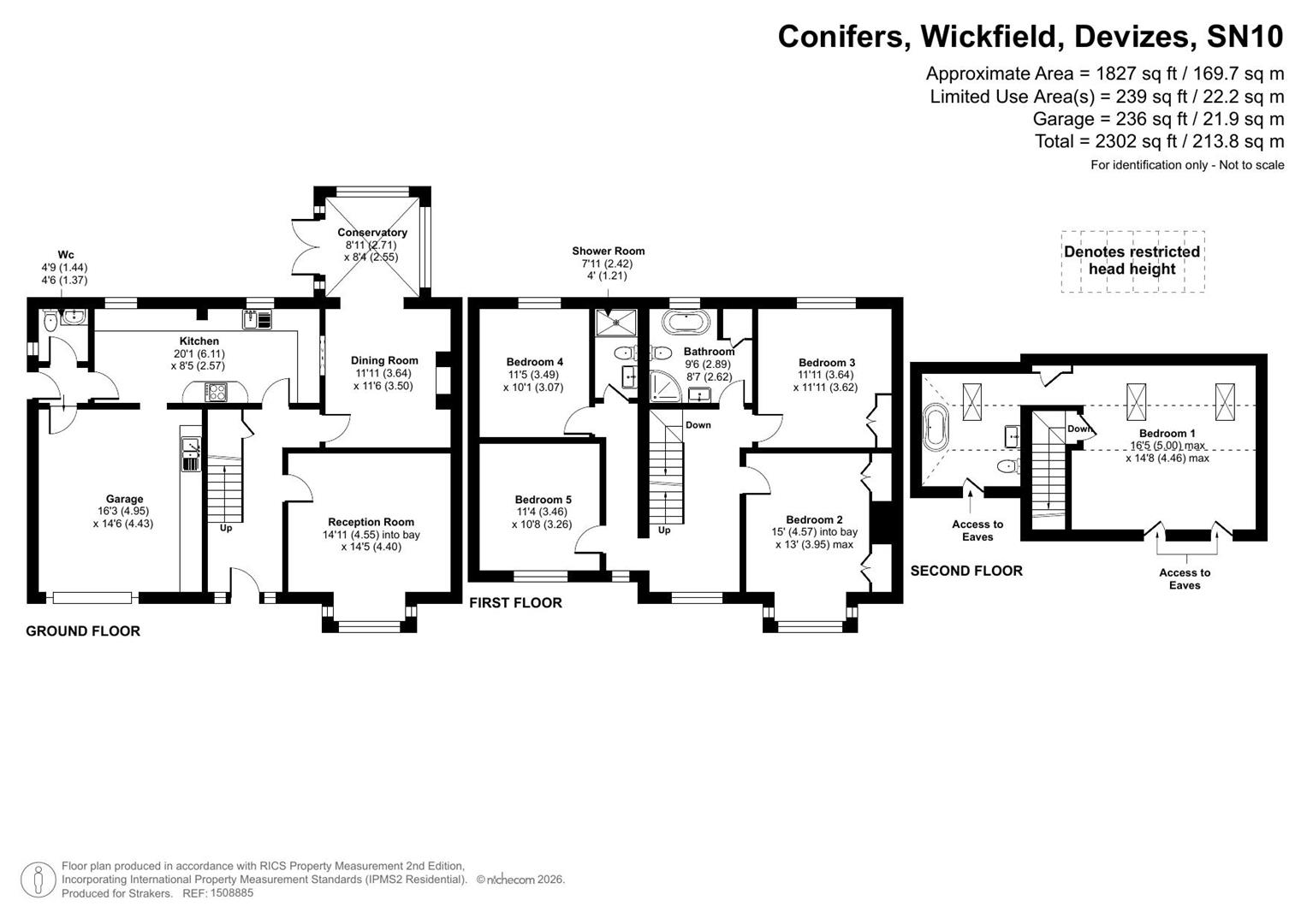 Conifers, Wickfield, Devizes floorplan
