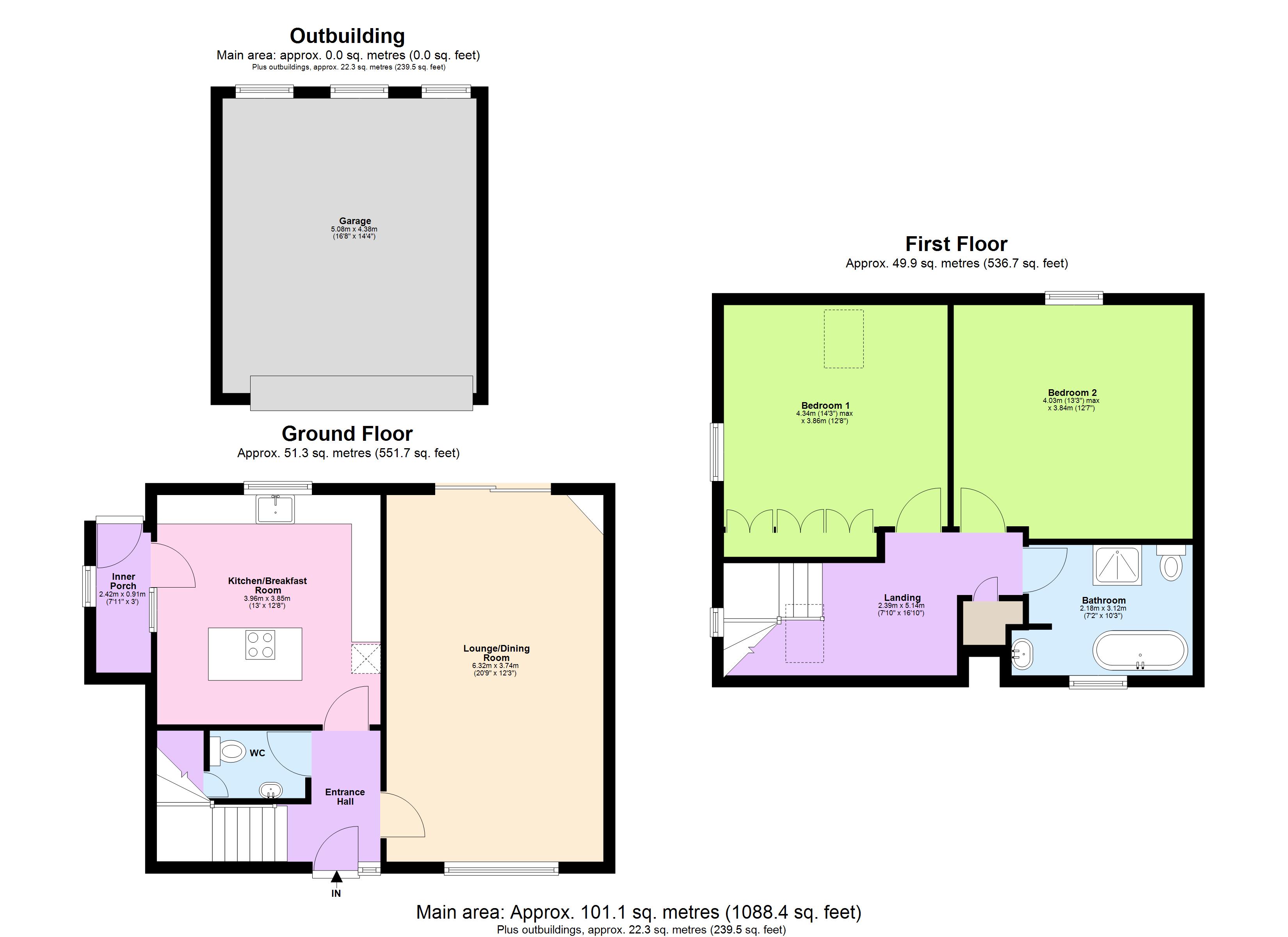 4 Tythe Mews,, Church Gate, Edlesborough floorplan