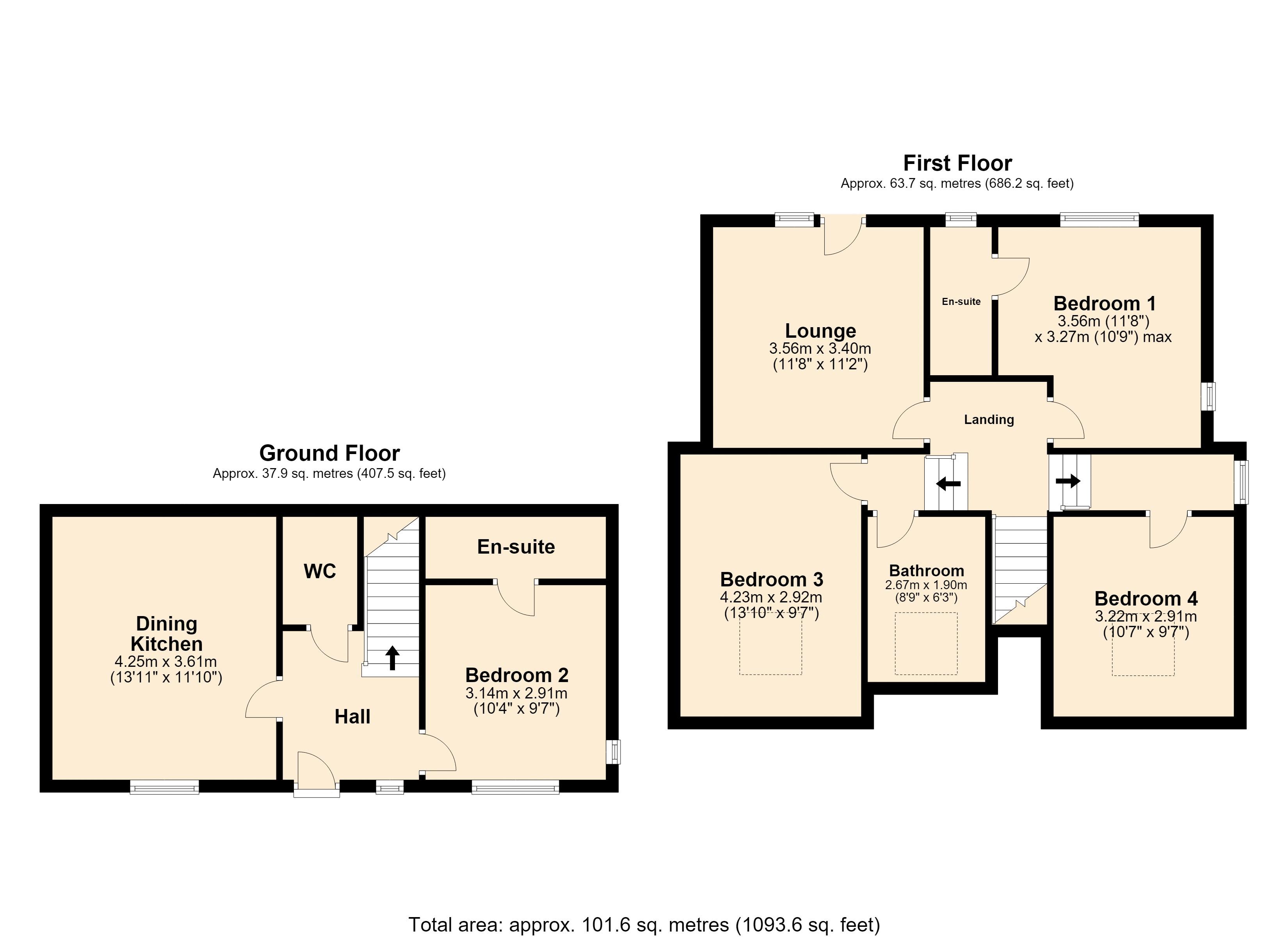 10, Croft Mews, Rochdale floorplan