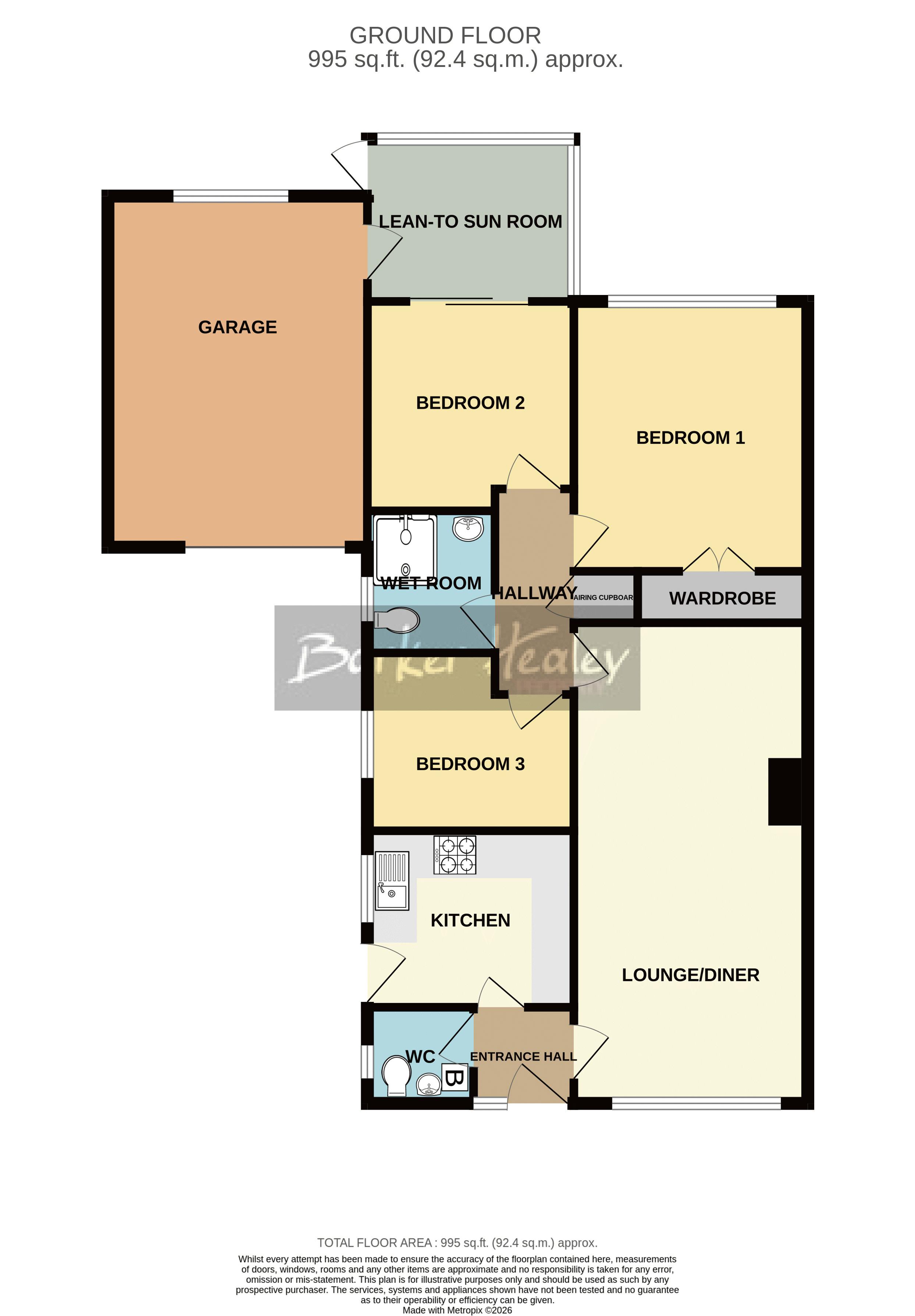 12, Stretton Avenue, Newport floorplan