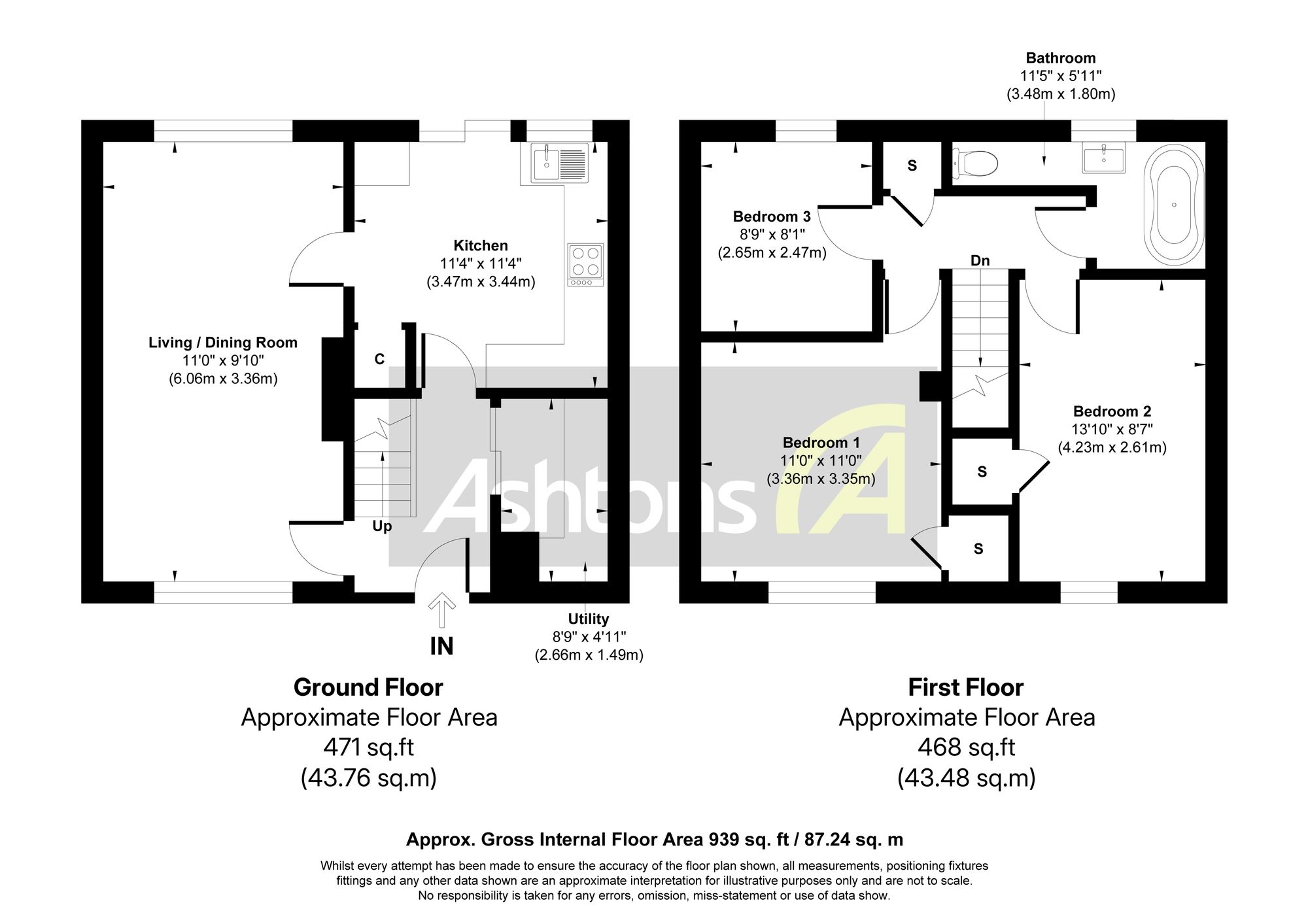 114 Afton, Widnes floorplan