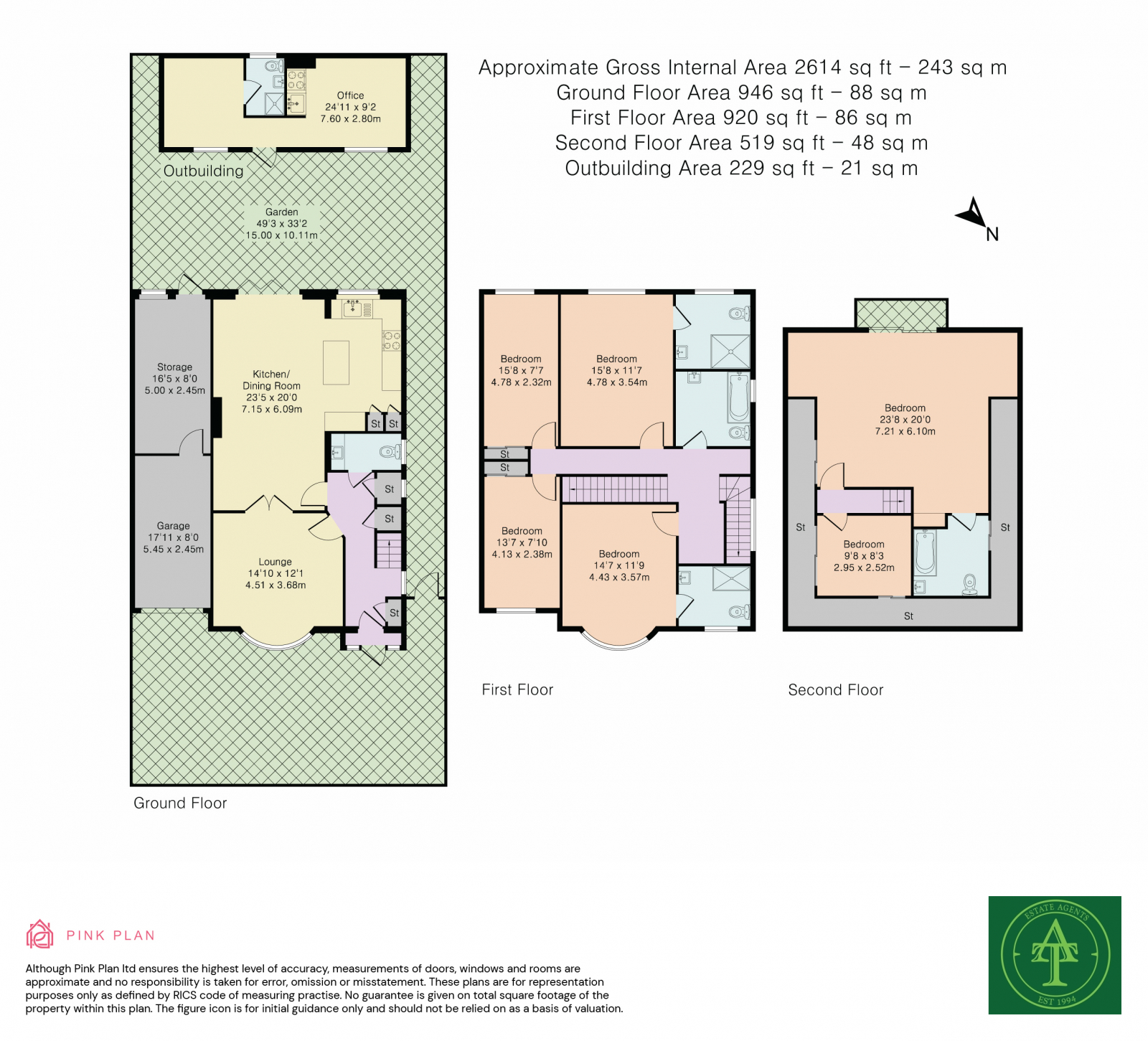 21 Chestnut Close, London floorplan