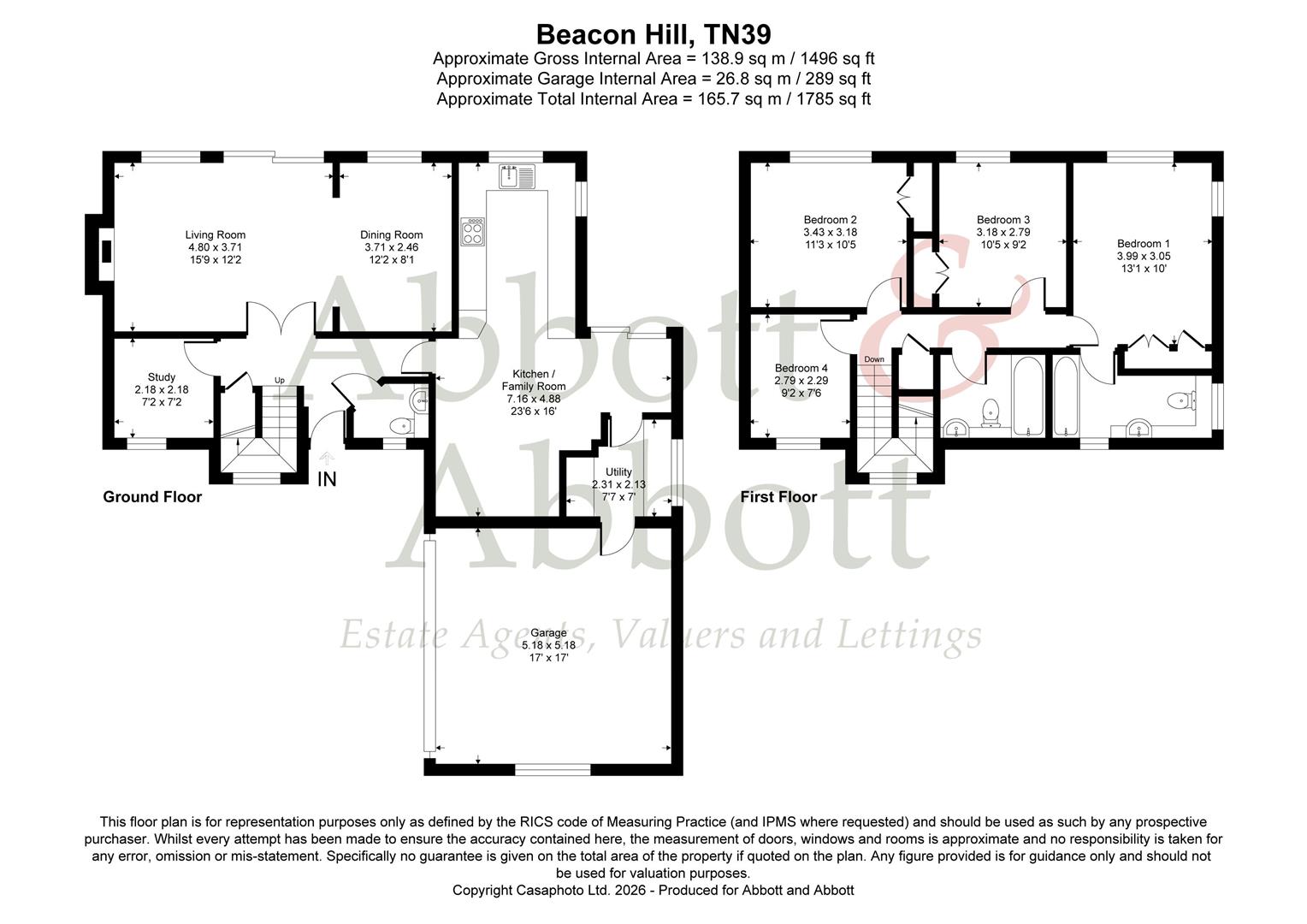 2, Beacon Hill, Bexhill-on-Sea floorplan