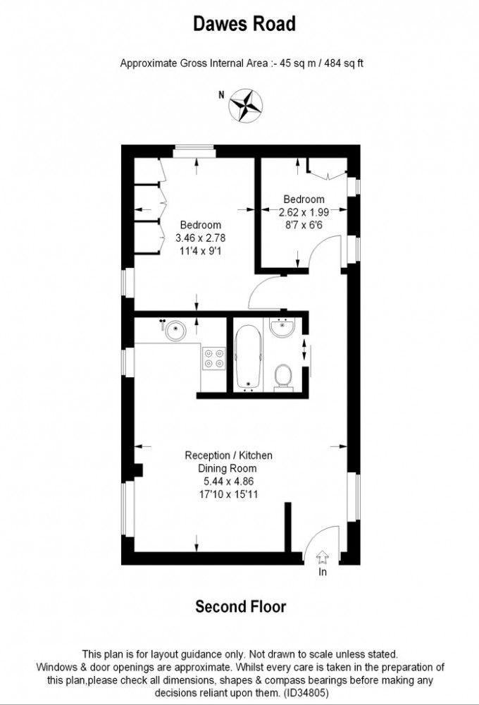 2 Bedrooms Flat to rent in Dawes Road, Fulham SW6