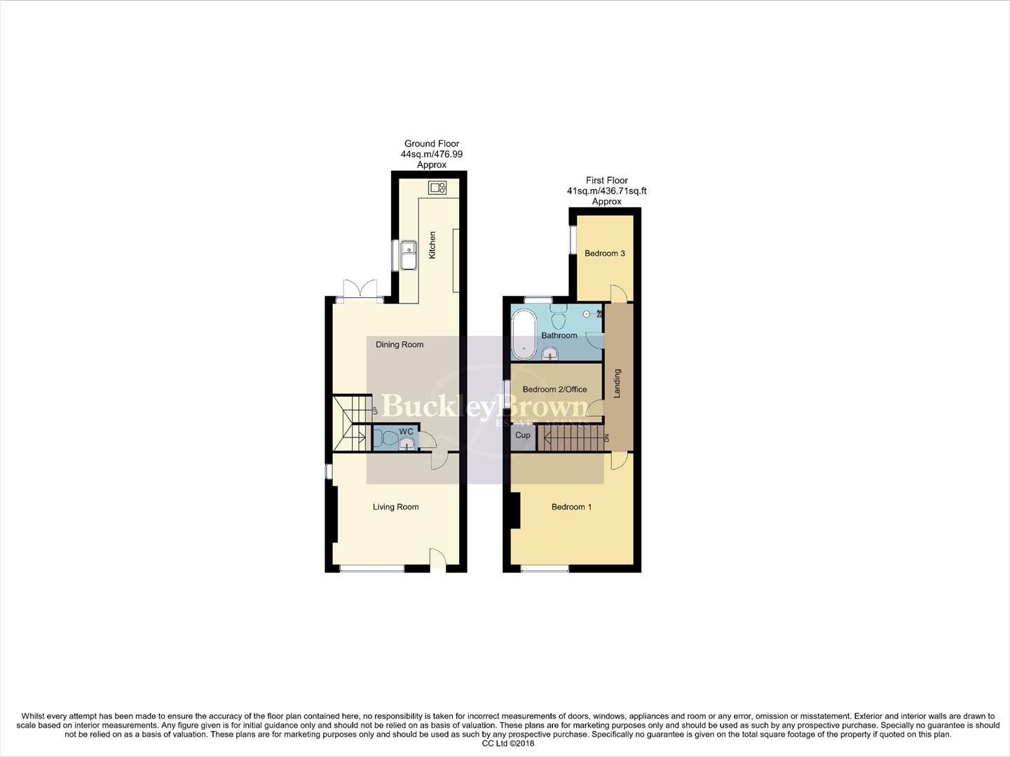 11, Alfred Street, Nottingham floorplan