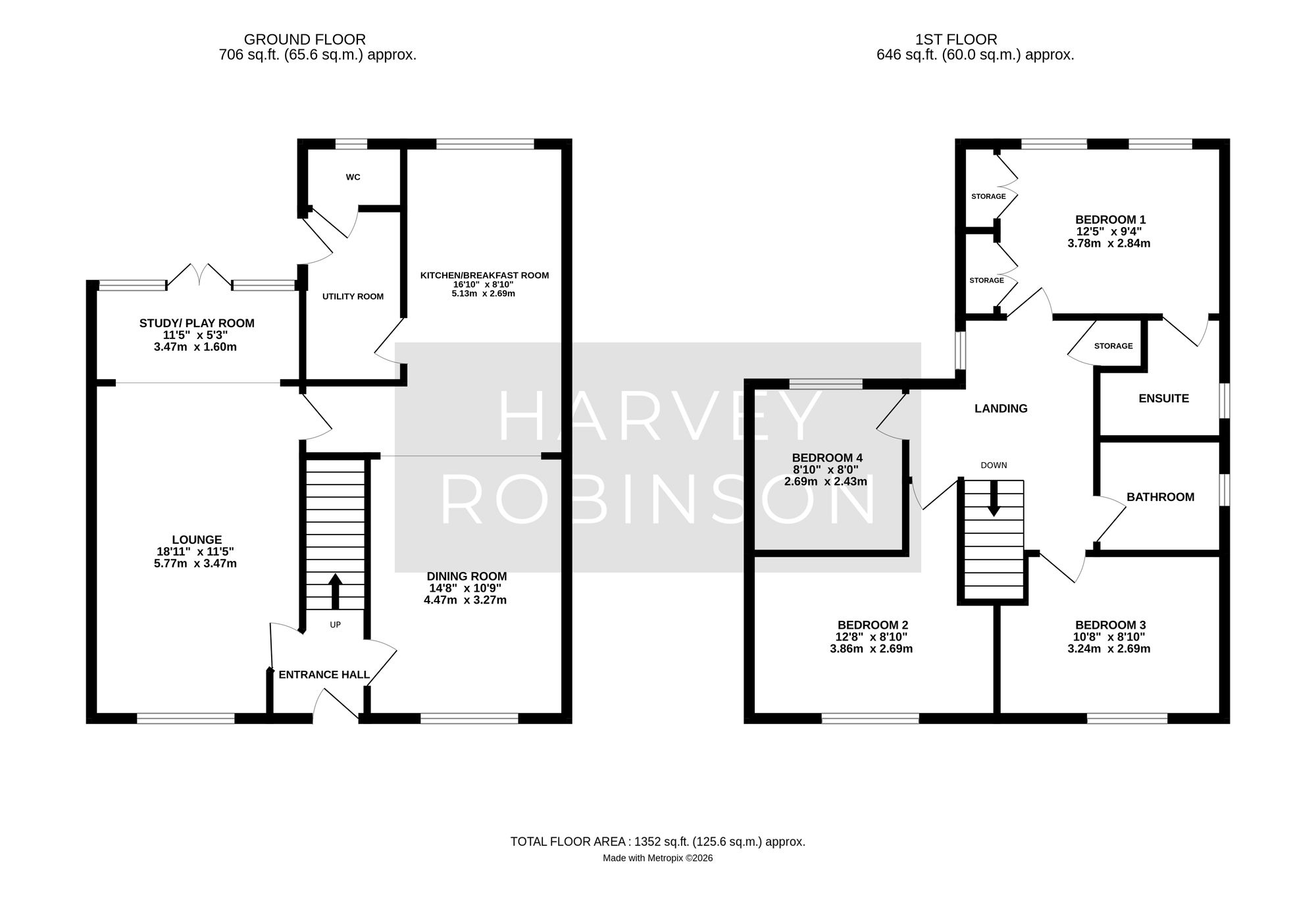 124 Dunnock Way, St. Ives floorplan
