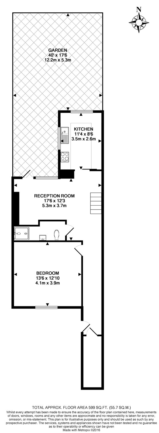 1 Bedrooms Flat to rent in Sandringham Road, London E8