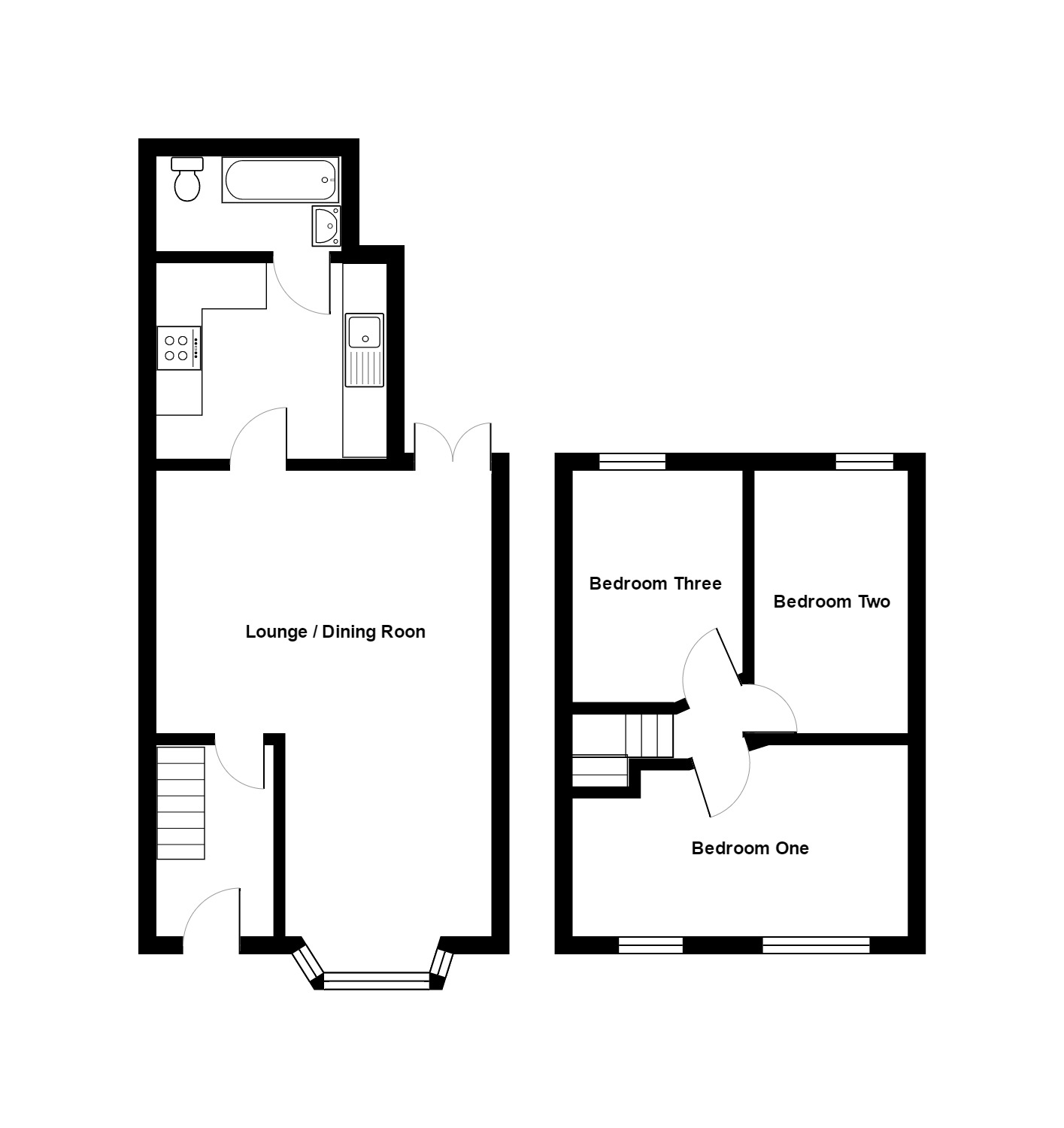 3 Bedrooms Terraced house to rent in Bedwellty Road, Aberbargoed, Bargoed CF81