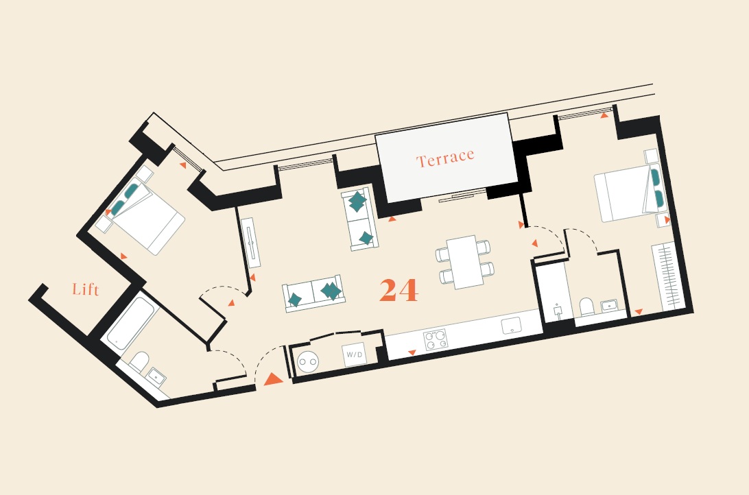 Apartment 24, Novello, Maidenhead floorplan