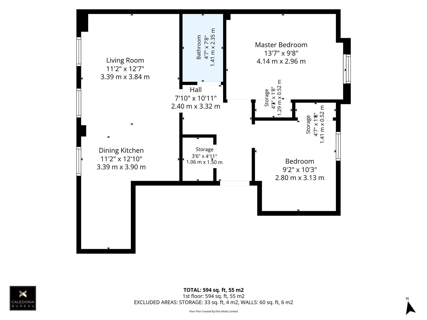 Flat 3, 54, Strathleven Place, Dumbarton floorplan