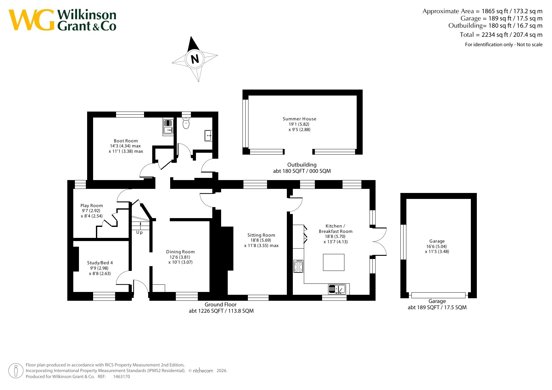 Ailsa Cottage,, Broadway, Woodbury floorplan
