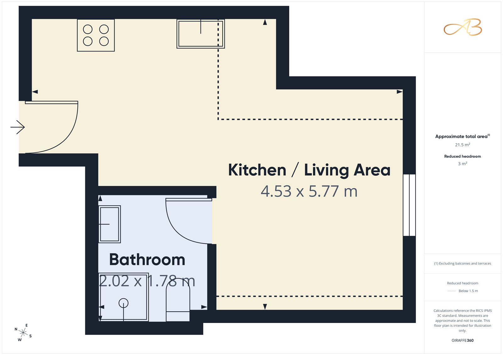 Room 26, 23-25, The Crescent, Middlesbrough floorplan