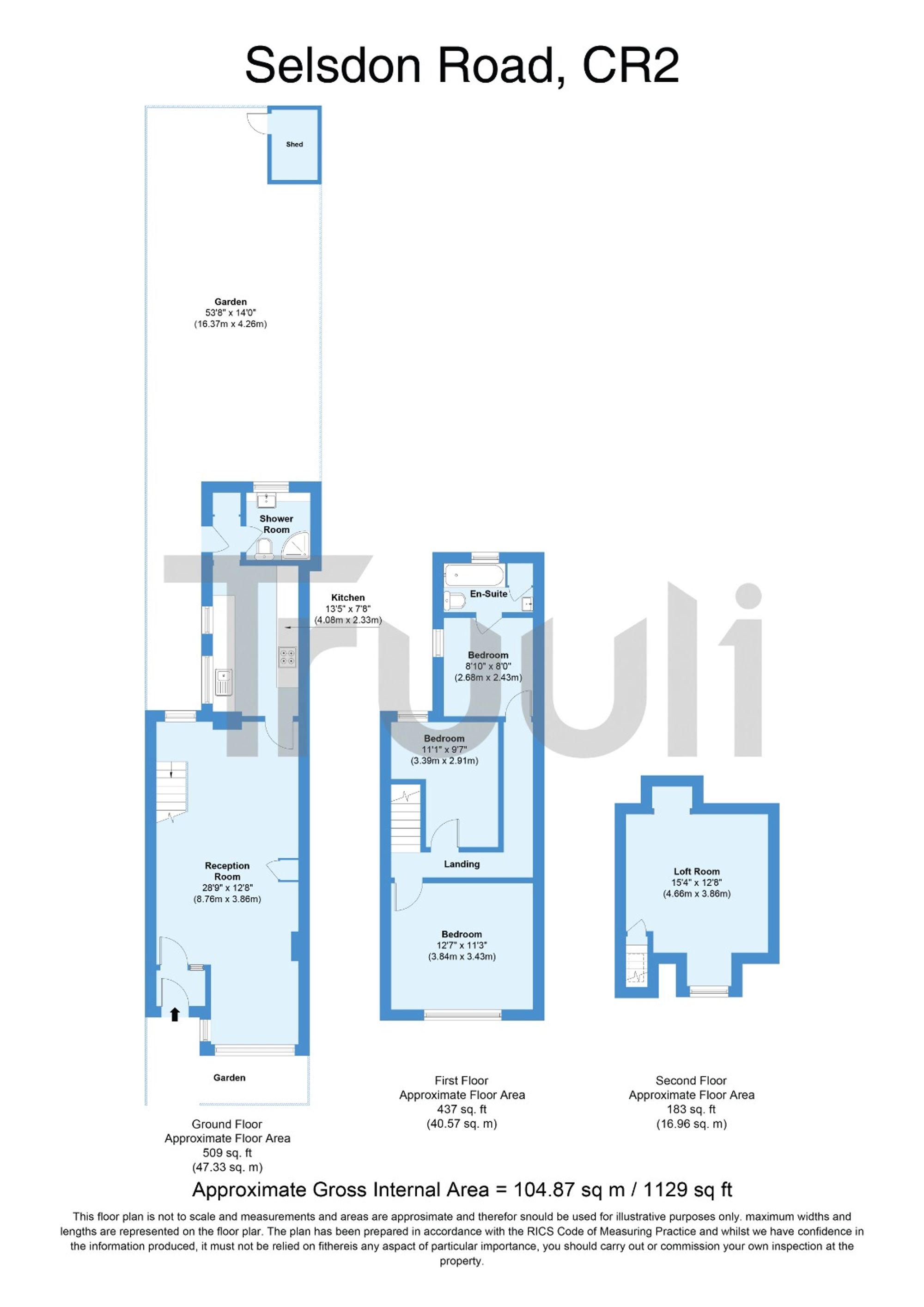 56 Selsdon Road, South Croydon floorplan