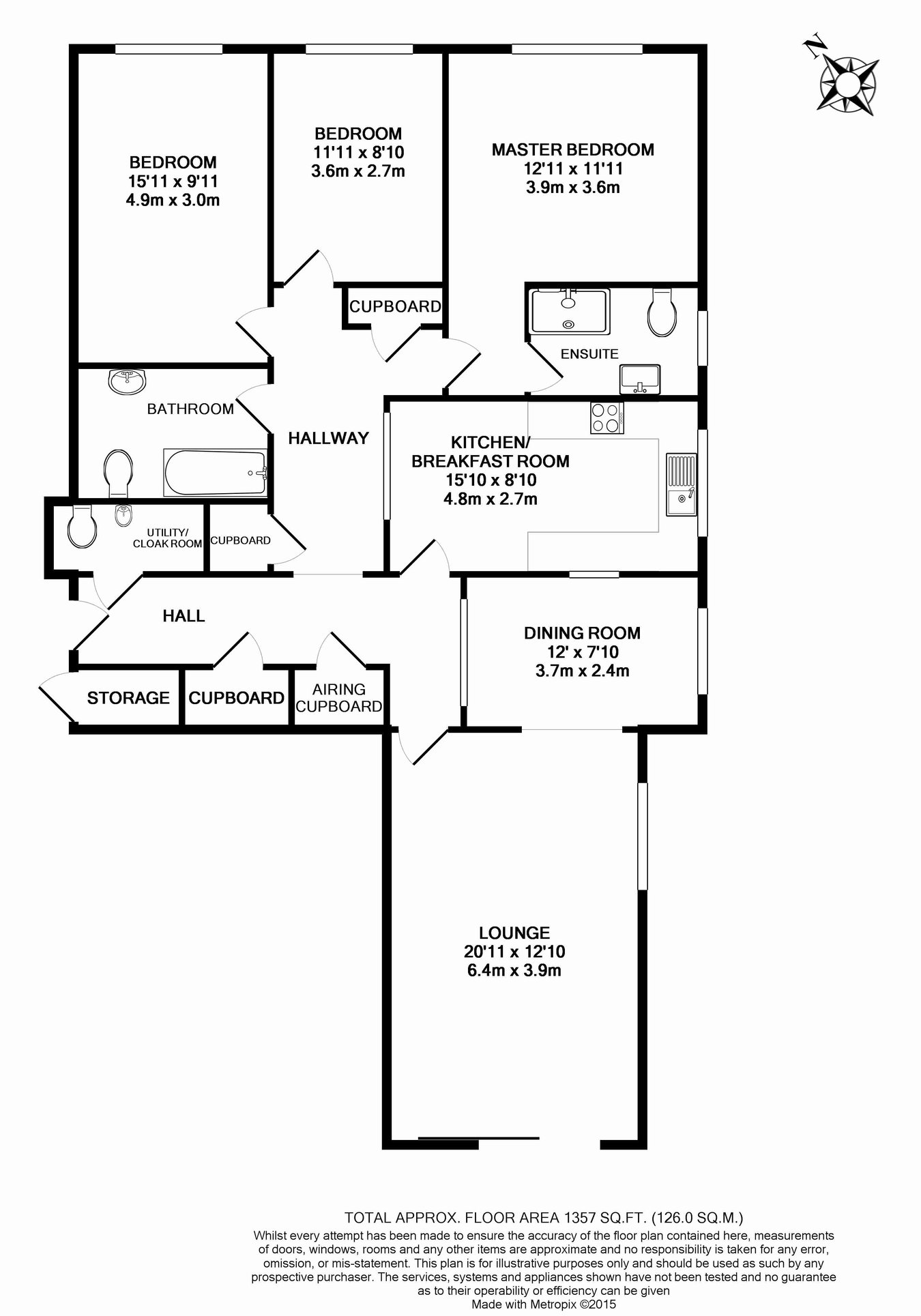 Gorselands Court, Glenmoor Road, Ferndown floorplan