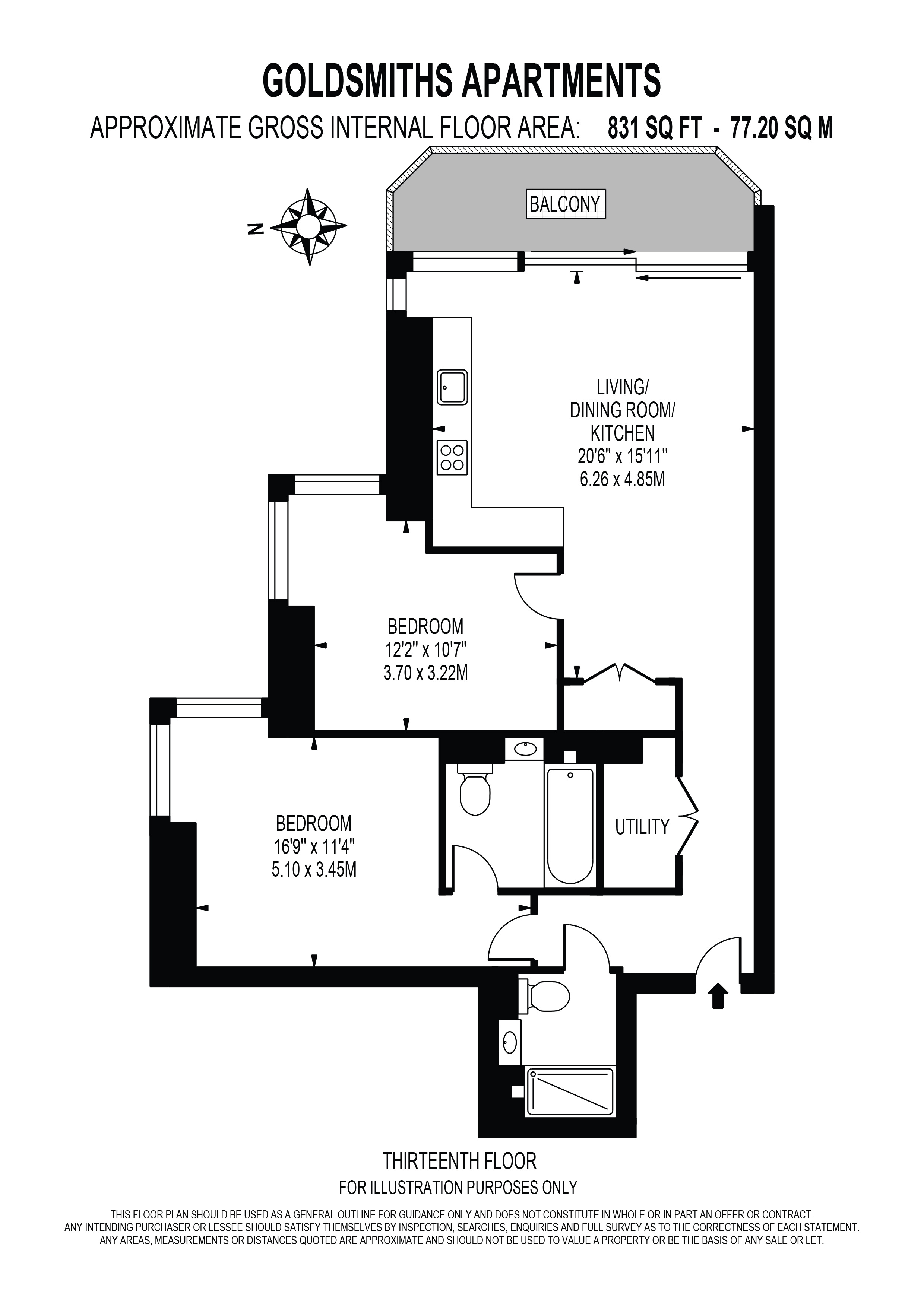 Brigadier Walk, London floorplan