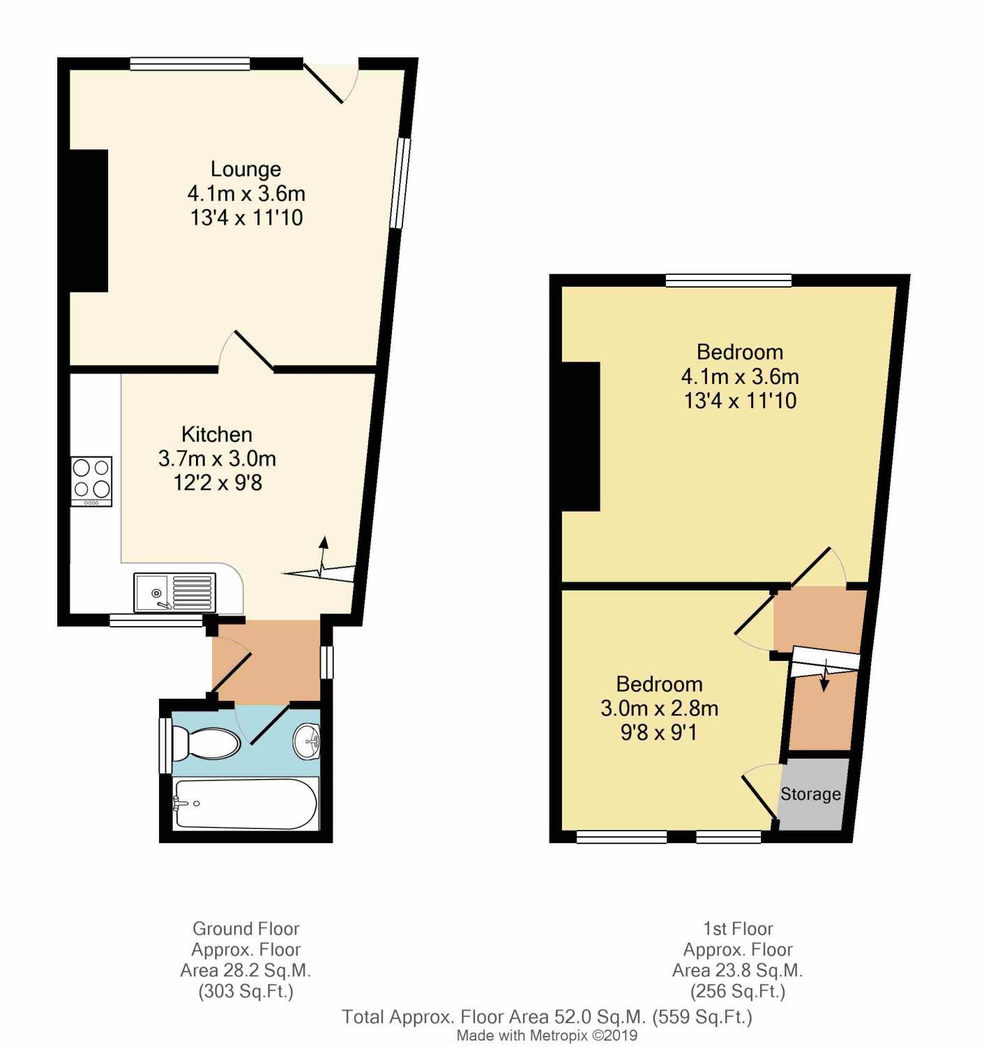 2 Bedrooms End terrace house for sale in Bruce Road, Sheffield, South Yorkshire S11