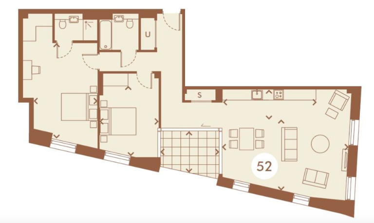 2 Bedrooms Flat for sale in Barbican, London EC1A