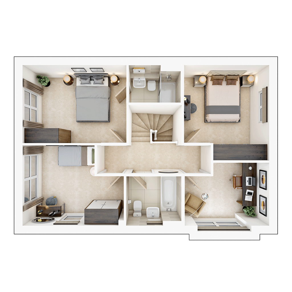 The Wharfe - Plot 18, Swinnow Park, Racecourse Approach, Wetherby floorplan