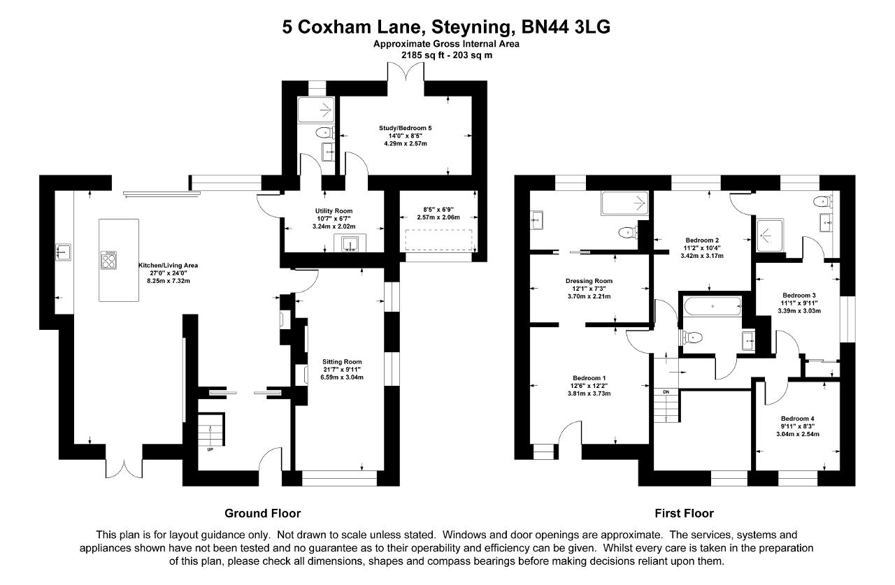 5, Coxham Lane, Steyning floorplan