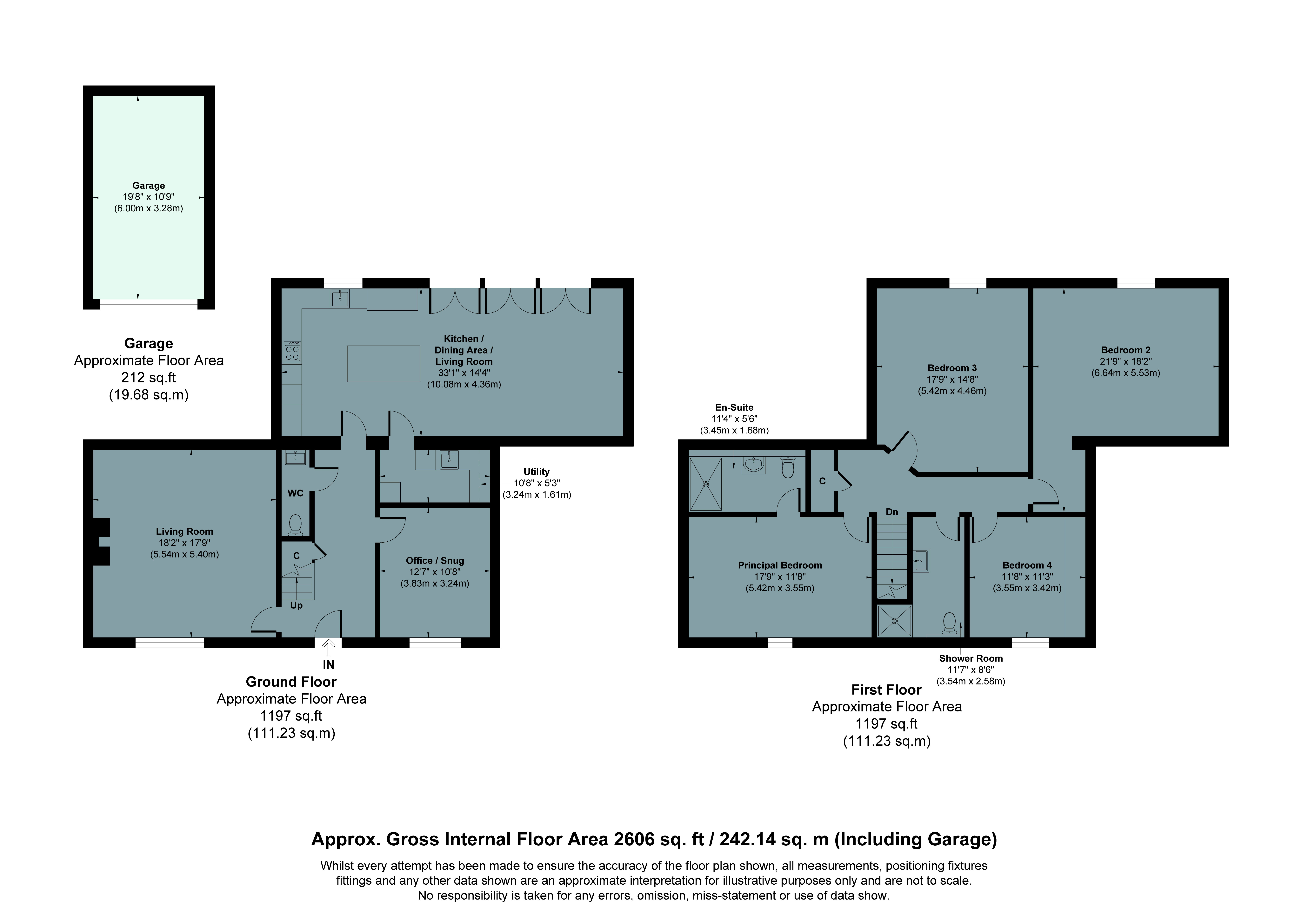 2 Mount Barns,, Poplar Hall Lane, Chester floorplan